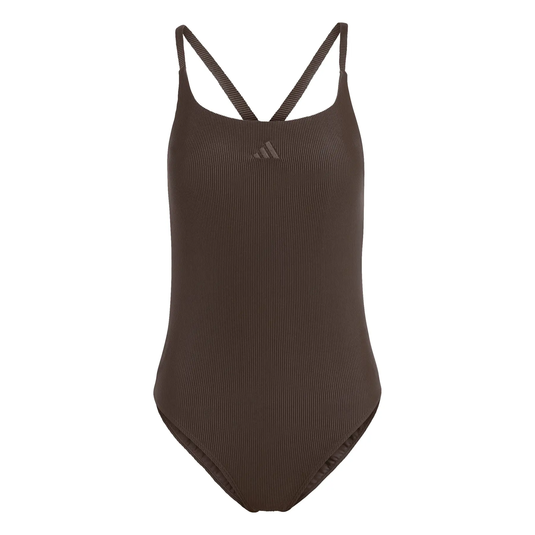 Einteiliger Badeanzug mit Trägern, Damen adidas Peachsoft 3-stripes