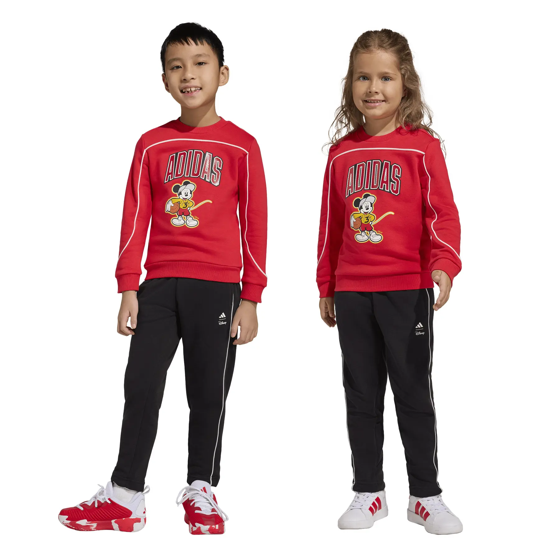 Baby sweatshirt and pants set adidas Disney Mickey Mouse | Foot-Store