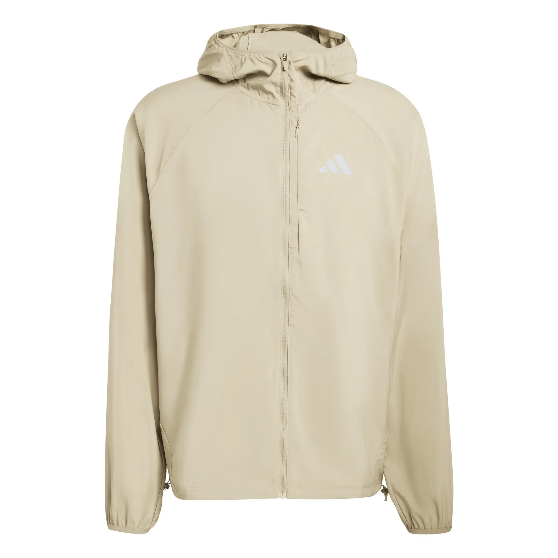 Adidas Homme Veste imperméable Essentials, Marron, Taille L