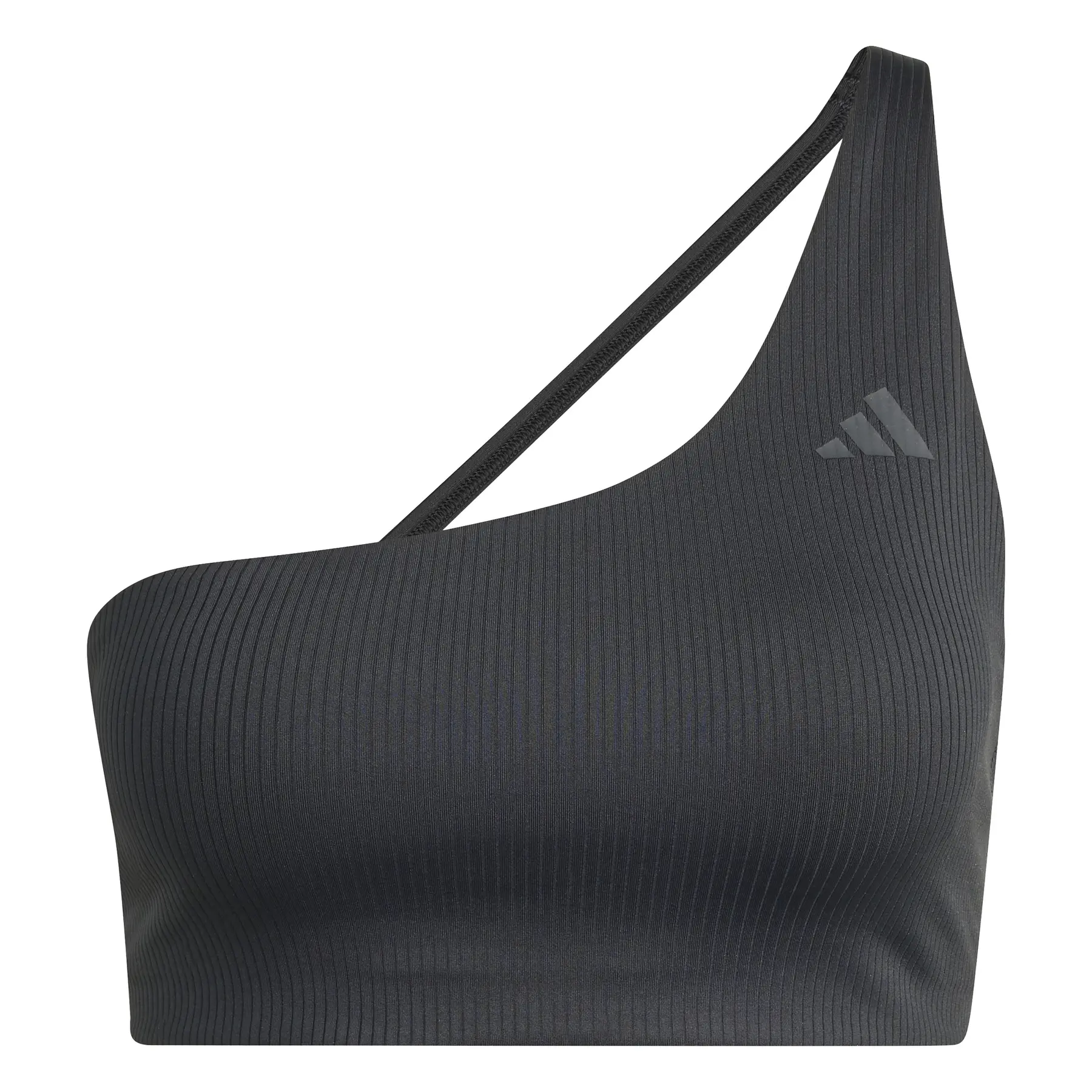 Adidas Women's Noir Sports Bra Optime Workout Rib One