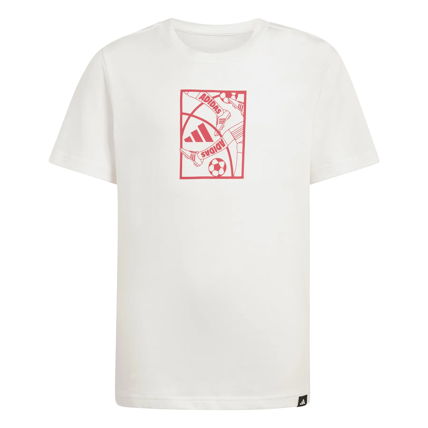 Adidas Unisex Kids Blanc Kid's T-Shirt Graphic