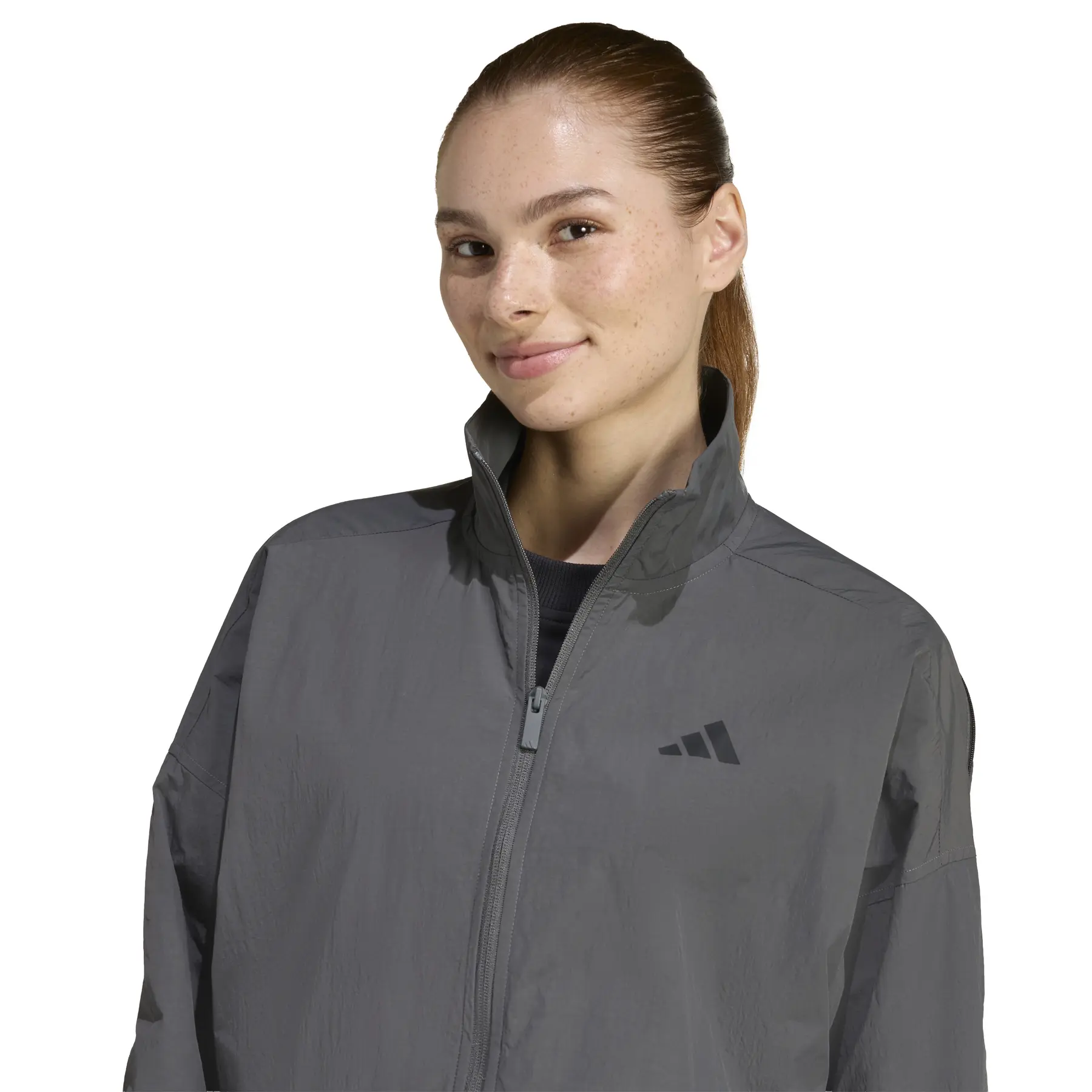 Aesynctx laced hand warmer ダークグレー Women's sweat jacket adidas City Tech | Handball-Store
