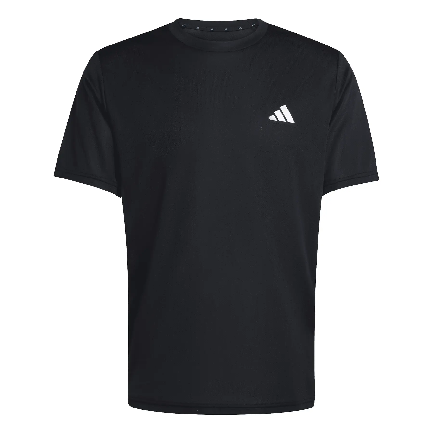 Adidas Men's Noir Jersey Essentials Base 3-Stripes