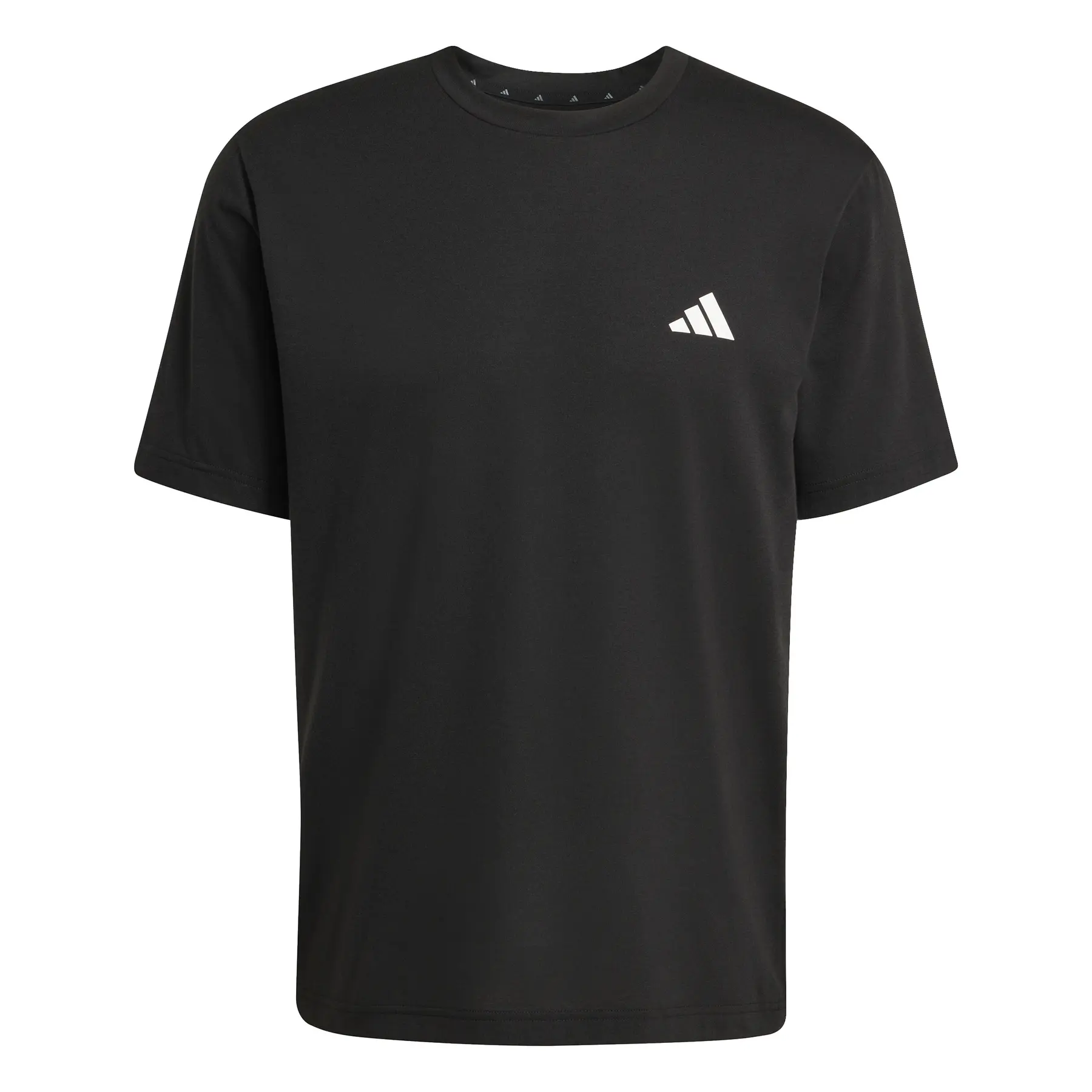 Adidas Men's Noir Jersey Essentials Feelready 3-Stripes