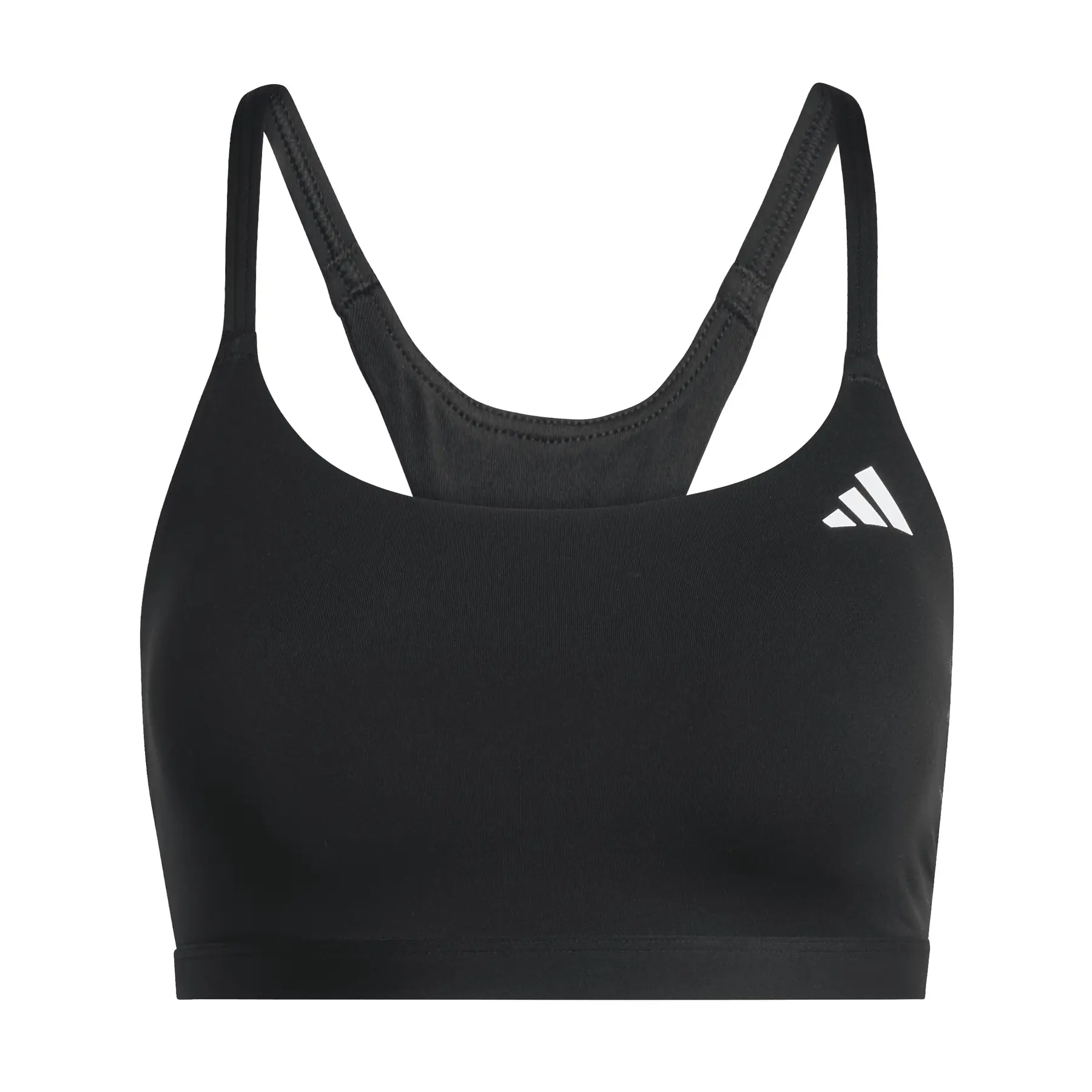 Adidas Women's Noir Sports Bra Optime Essentials