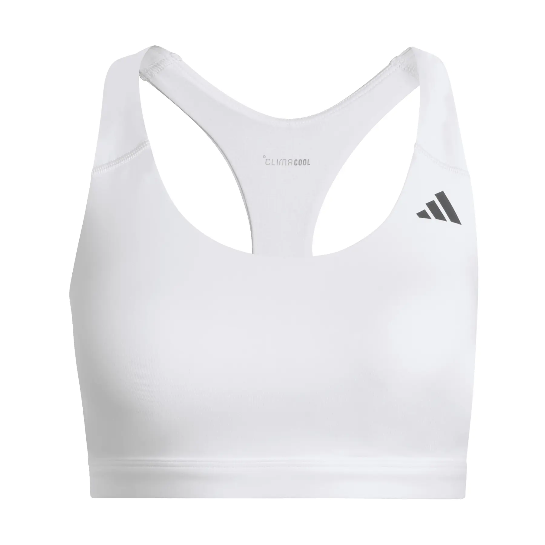 Adidas Women's Blanc Sports Bra Optime Essentials