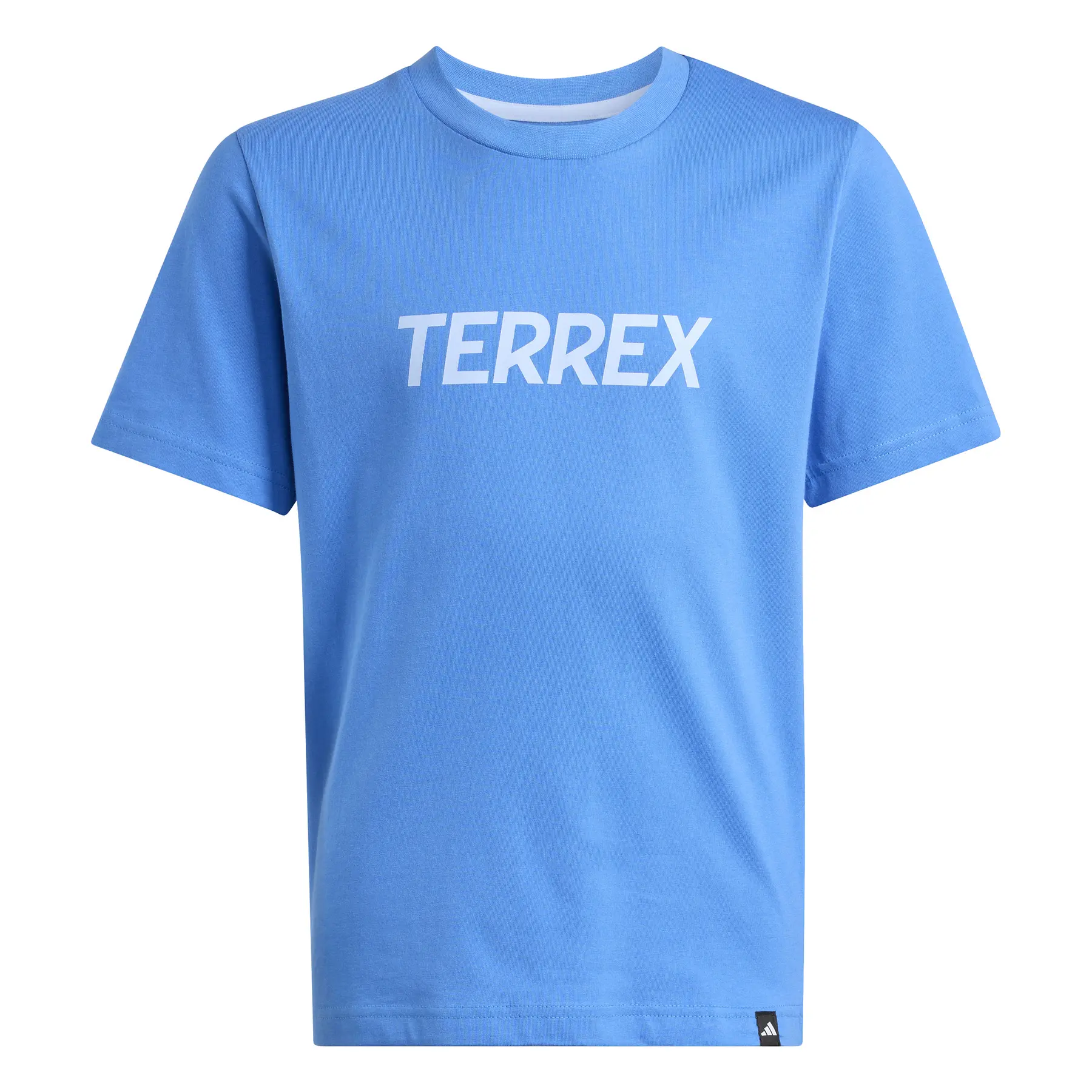 Adidas Unisex Kids Bleu Kid's T-Shirt Terrex Multi Logo
