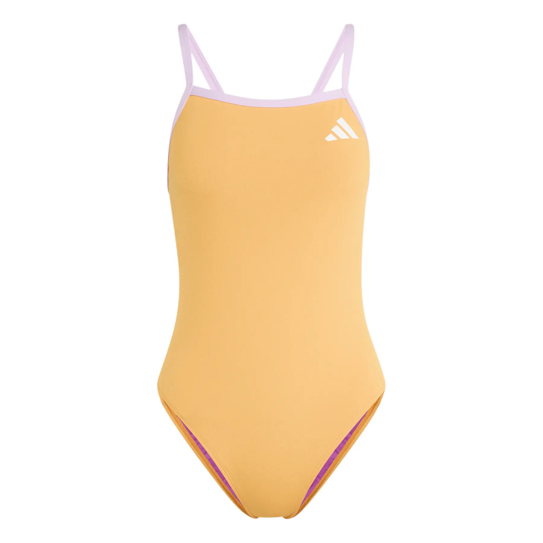 Einteiliger Badeanzug mit V-Ausschnitt und dünnen Trägern für Frauen adidas
