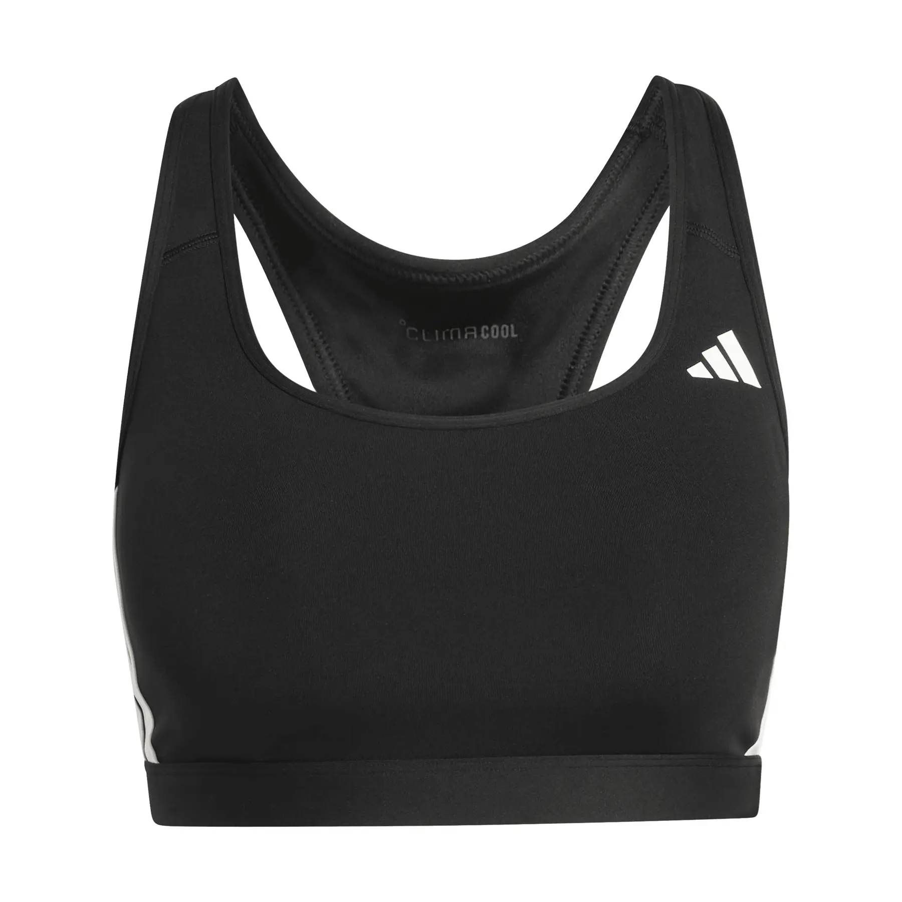 Adidas Women's Noir Sports Bra Optime Essentials