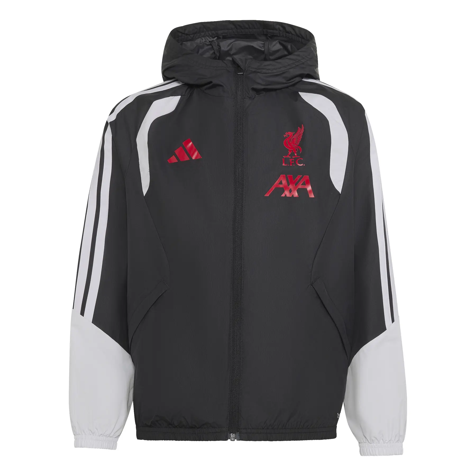 Adidas Unisex Kids Noir Liverpool Fc Children's Tracksuit Jacket Tiro 26