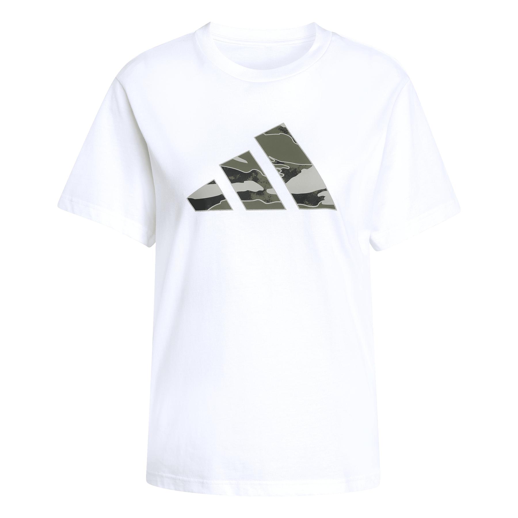 4068814141841 - Damen-T-Shirt mit Camouflage-Muster adidas