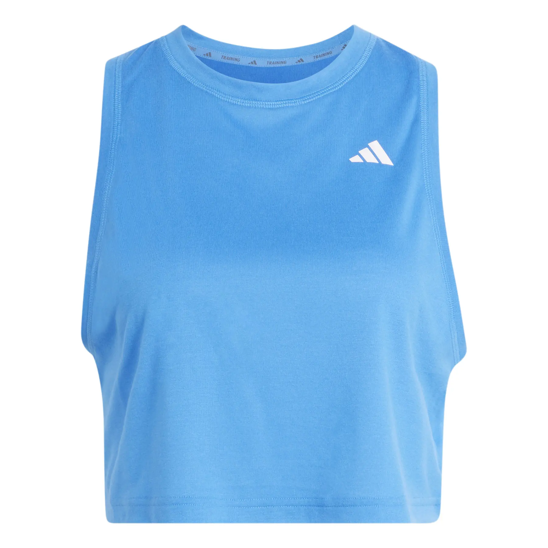 Adidas Women's Bleu Boxy Tank Top Train Essentials