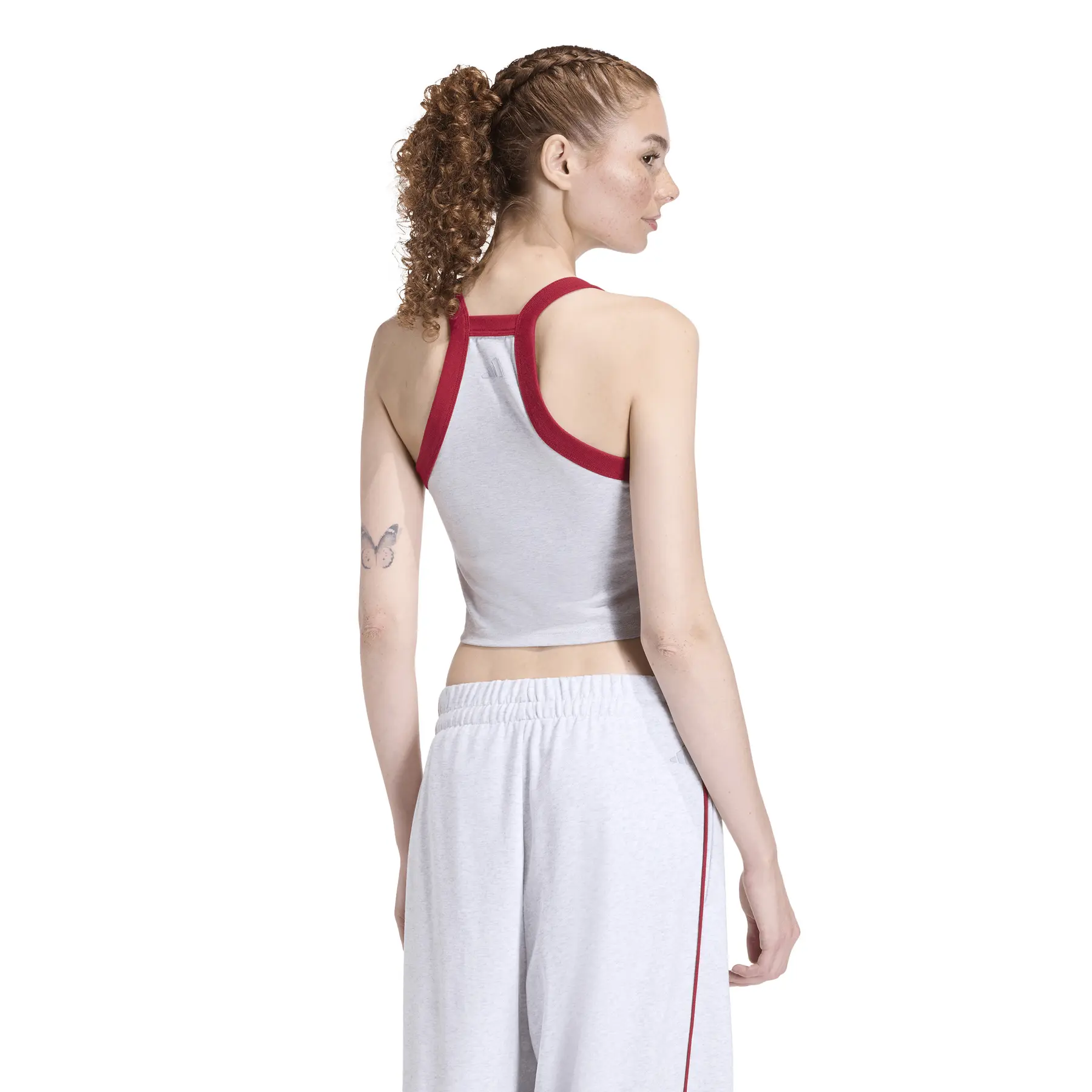 Women's embroidered graphic tank top adidas Essentials Colorpop