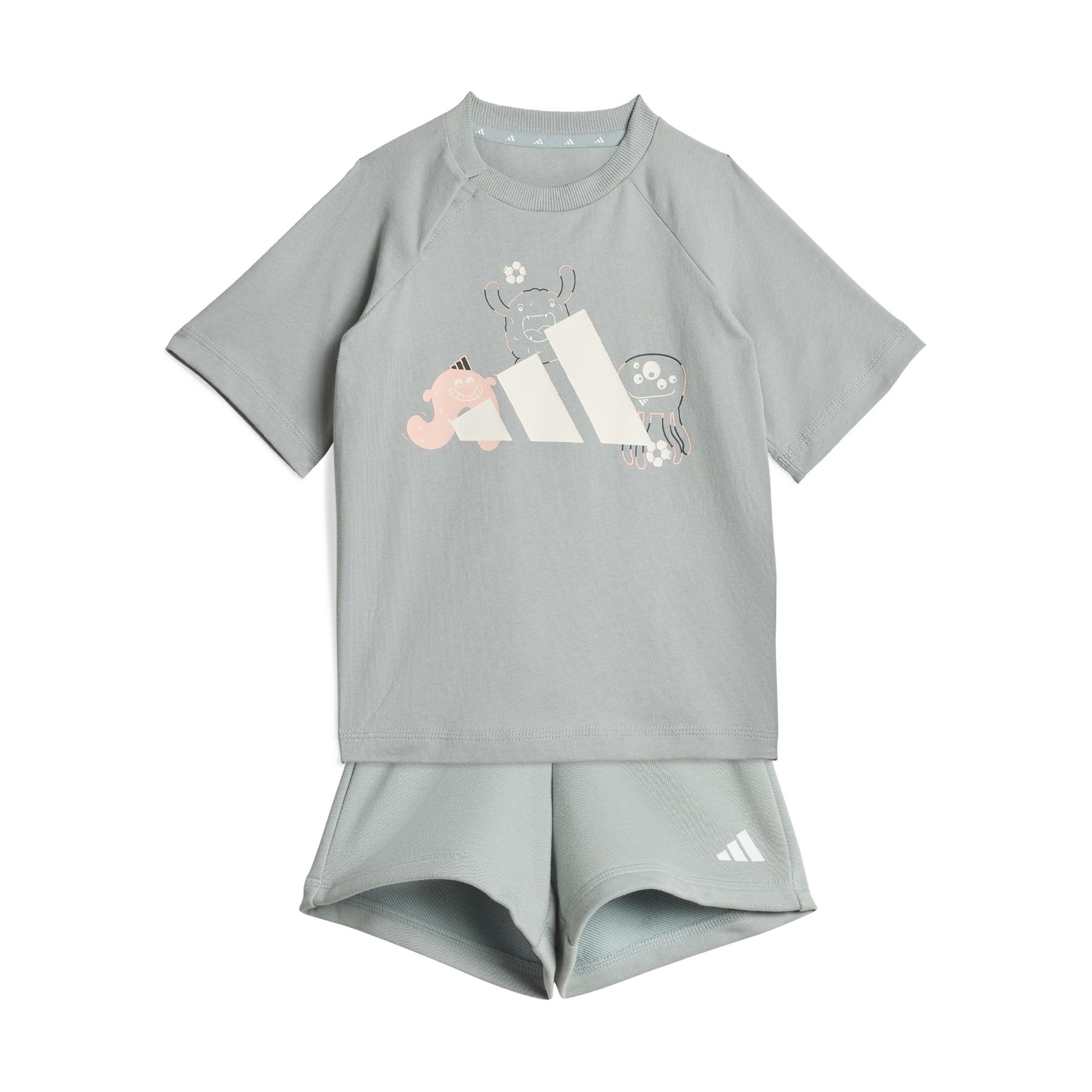 4068819674160 - Set aus T-Shirt und Shorts für Babies adidas Tiro_Nster