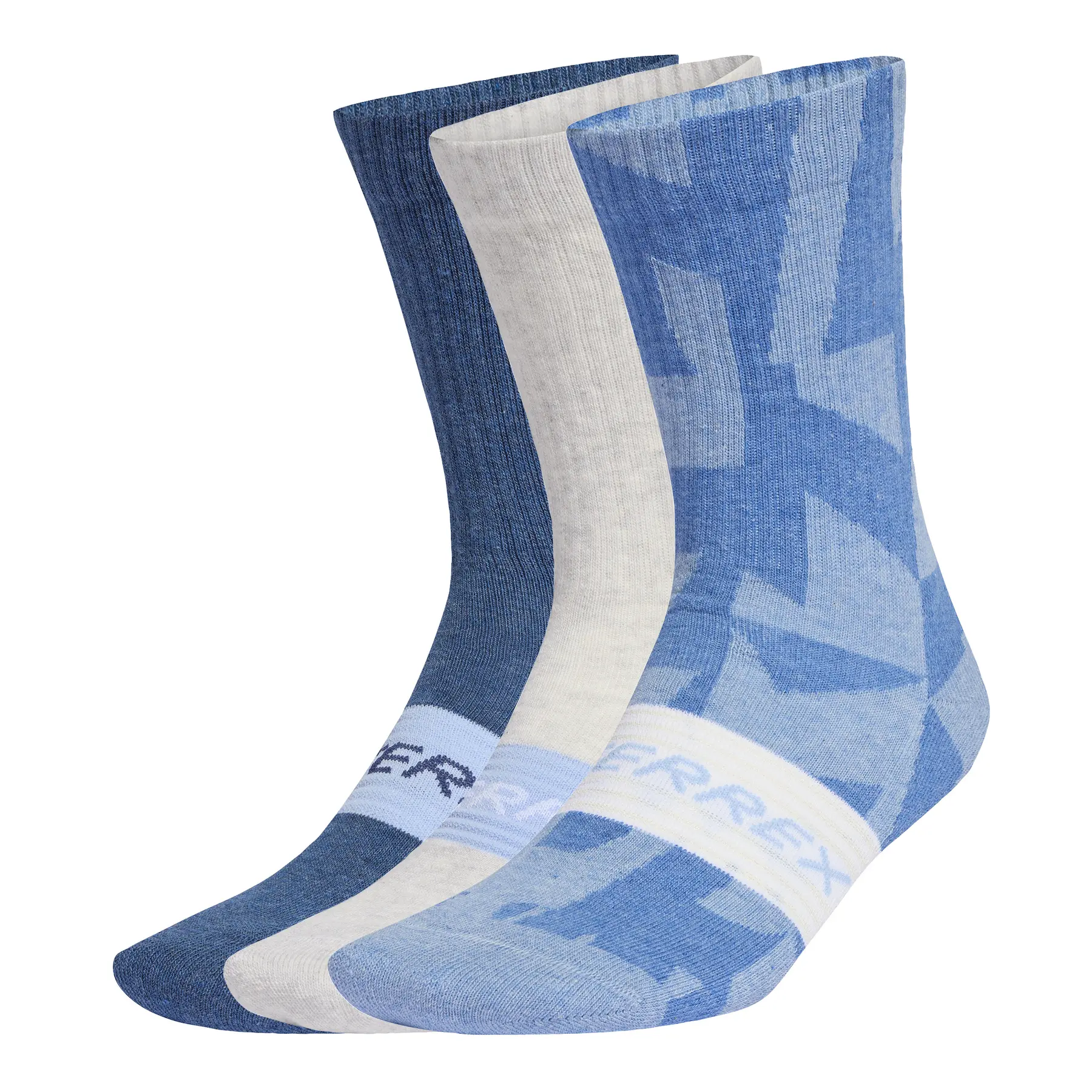 Adidas Unisex Bleu Football Socks Terrex Multi (X3)