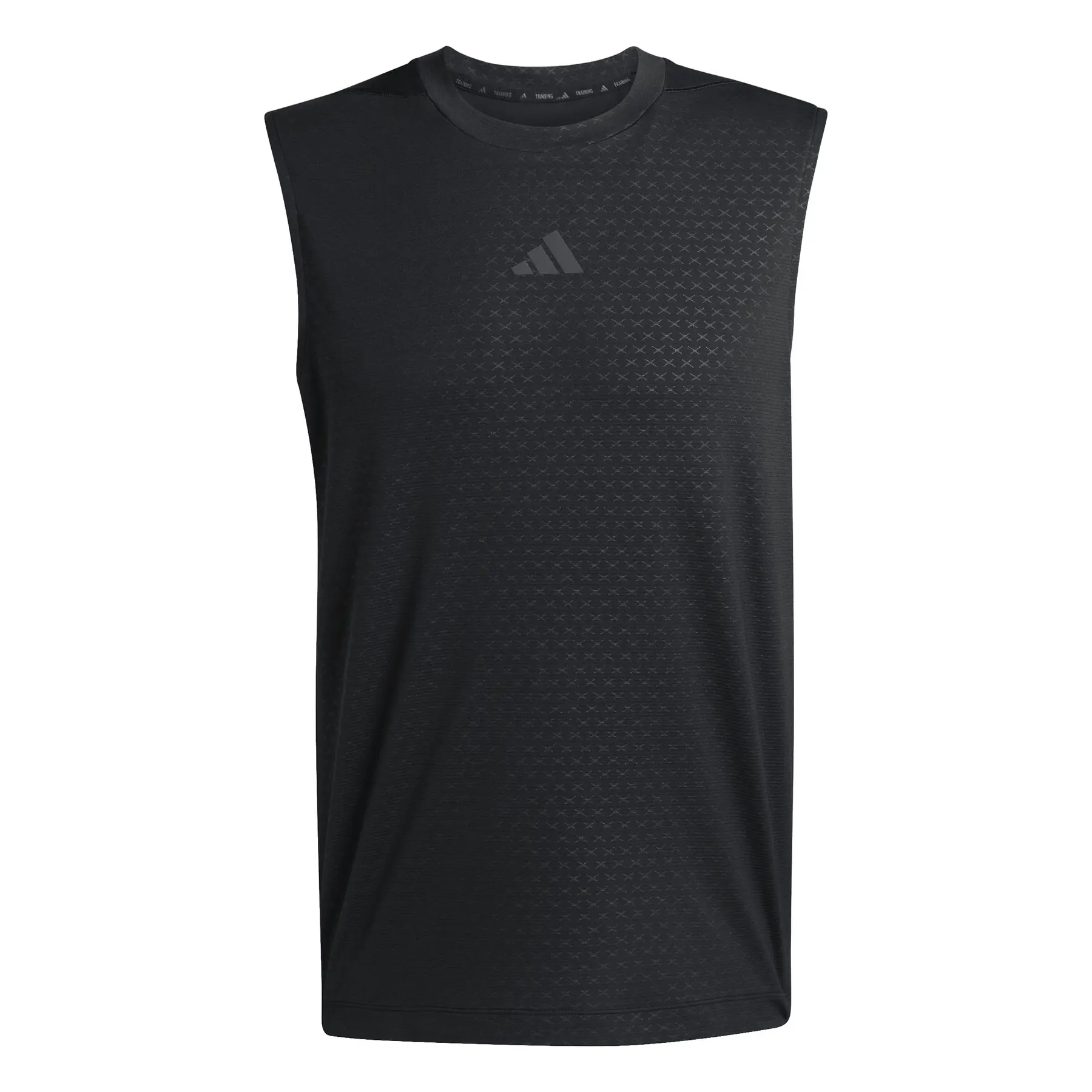Adidas Men's Noir Tank Top D4t Primelift 3 Stripes
