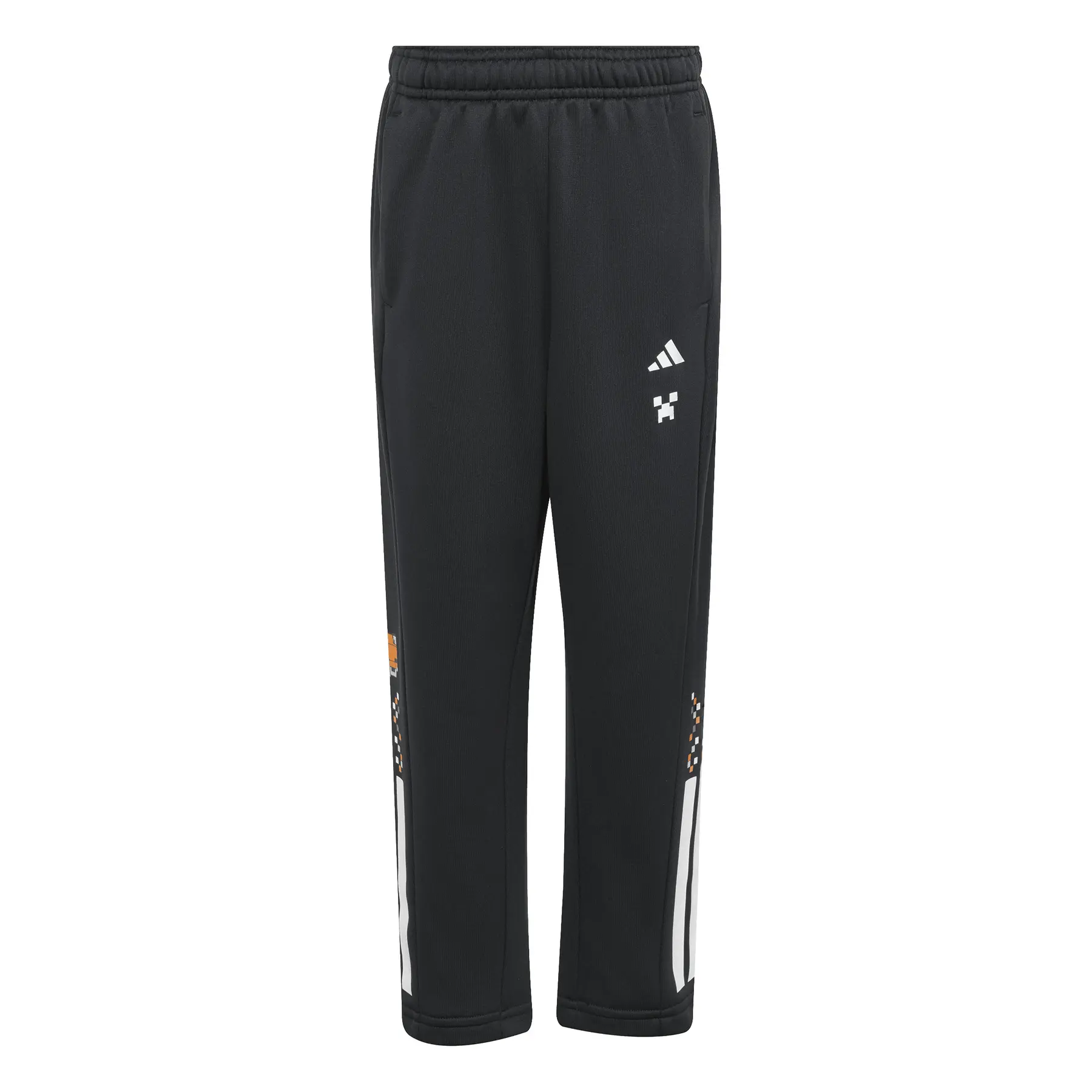 Adidas Unisex Kids Noir Children's Training Trousers Minecraft 3-Stripes