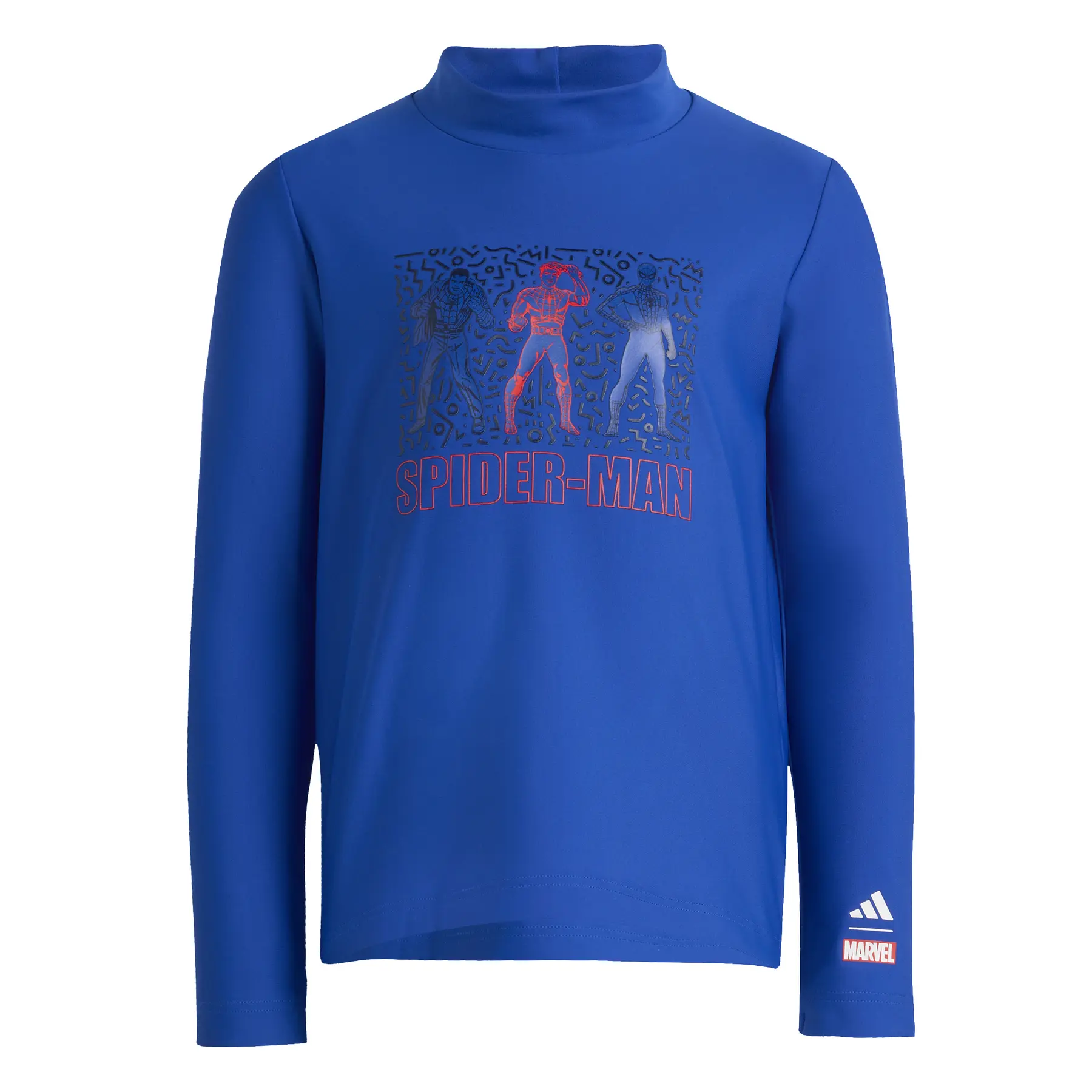 Adidas Boys Bleu Children's Rashguard Marvel Spider-Man