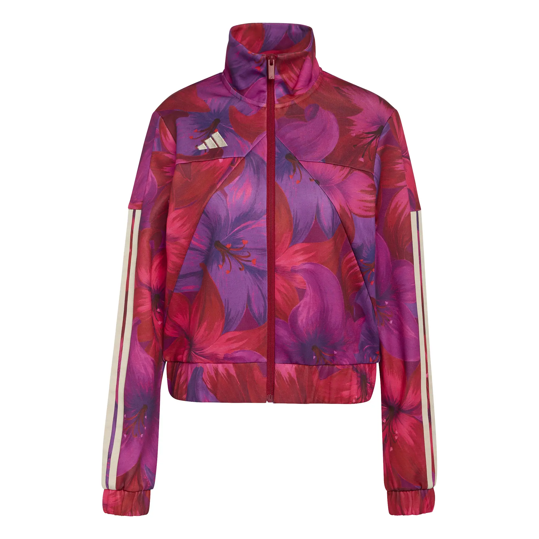 Adidas Women's Rose Sweat Jacket X Farm Rio House Of Tiro