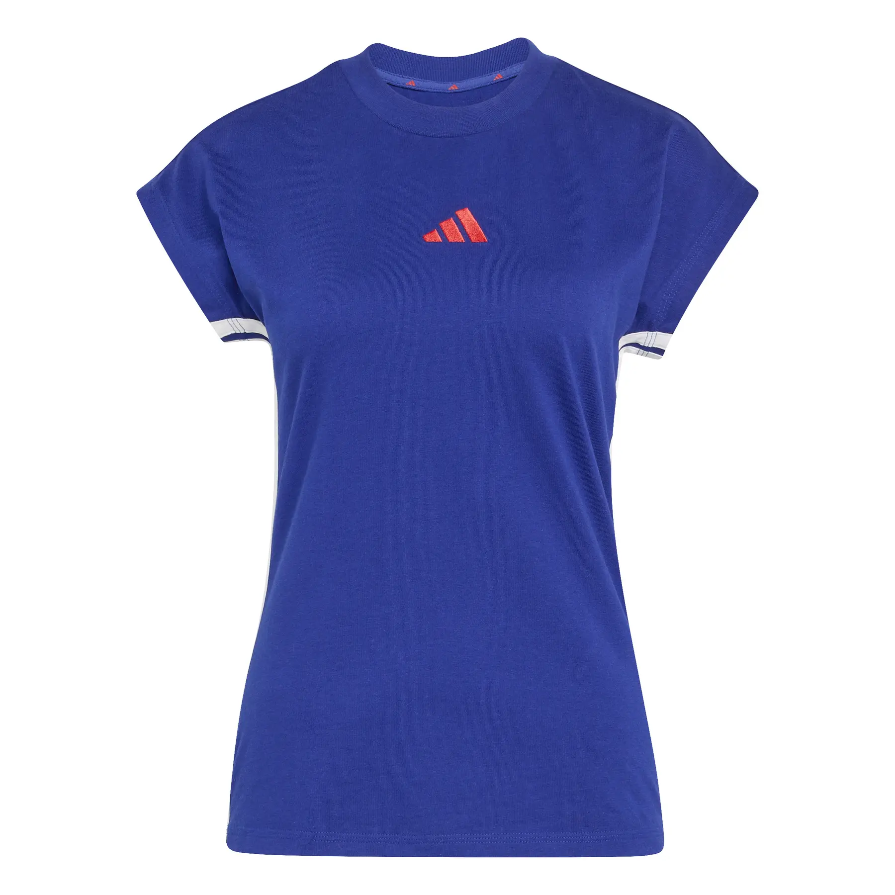 4068822679749 - Damen Jersey T-Shirt adidas Essentials 3-stripes