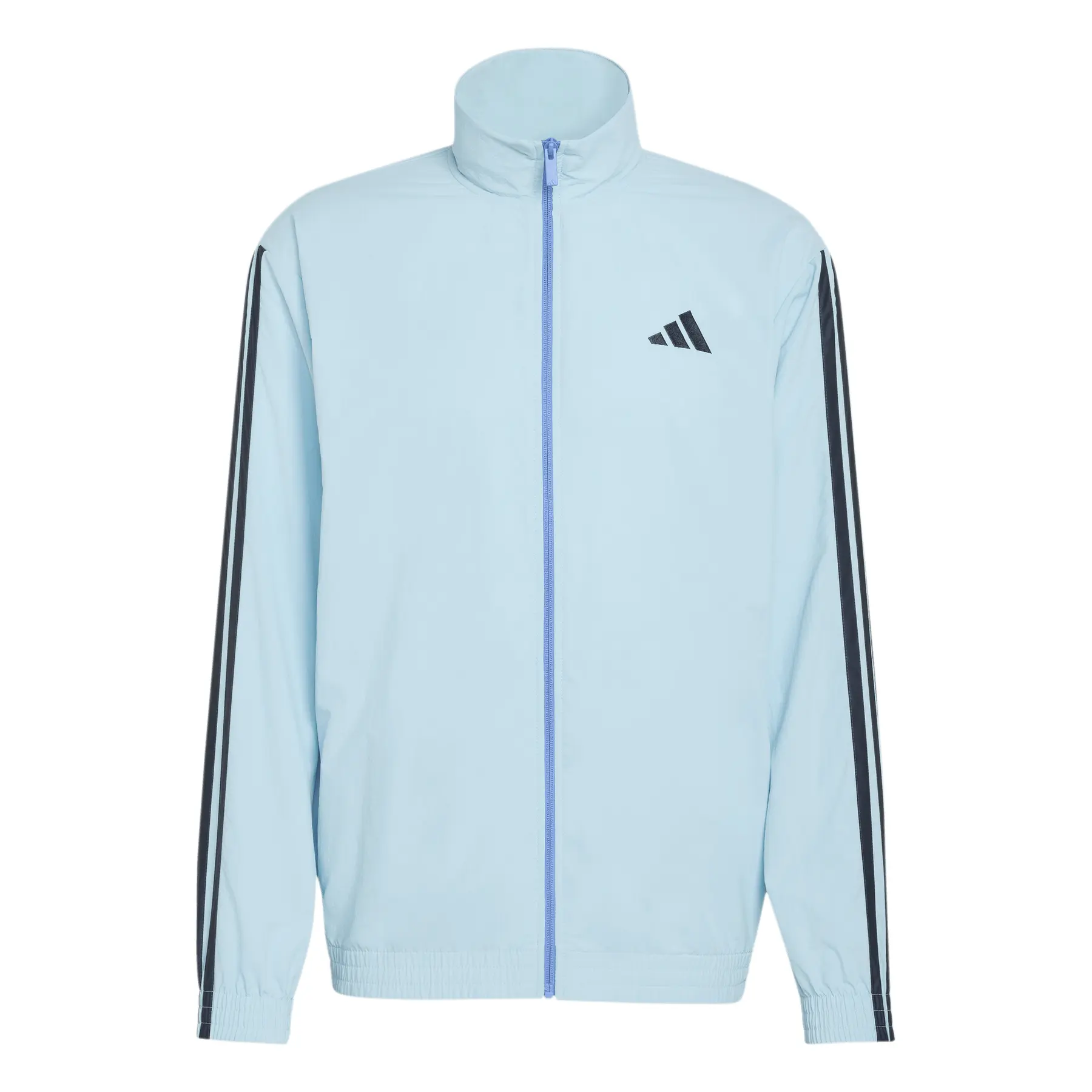 Adidas Men's Bleu Sweat Jacket Essentials 3-Stripes