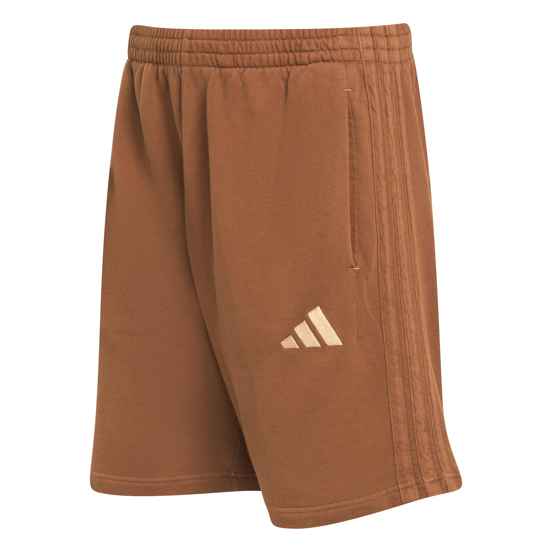 Pantaloni corti in felpa di cotone adidas