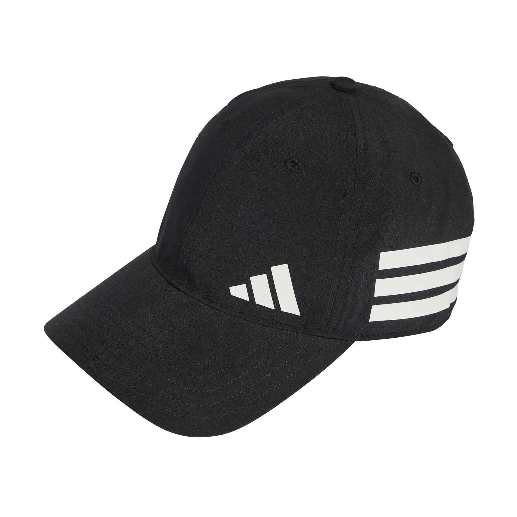 Adidas Unisex Noir Baseball Cap 3-Stripes Essentials