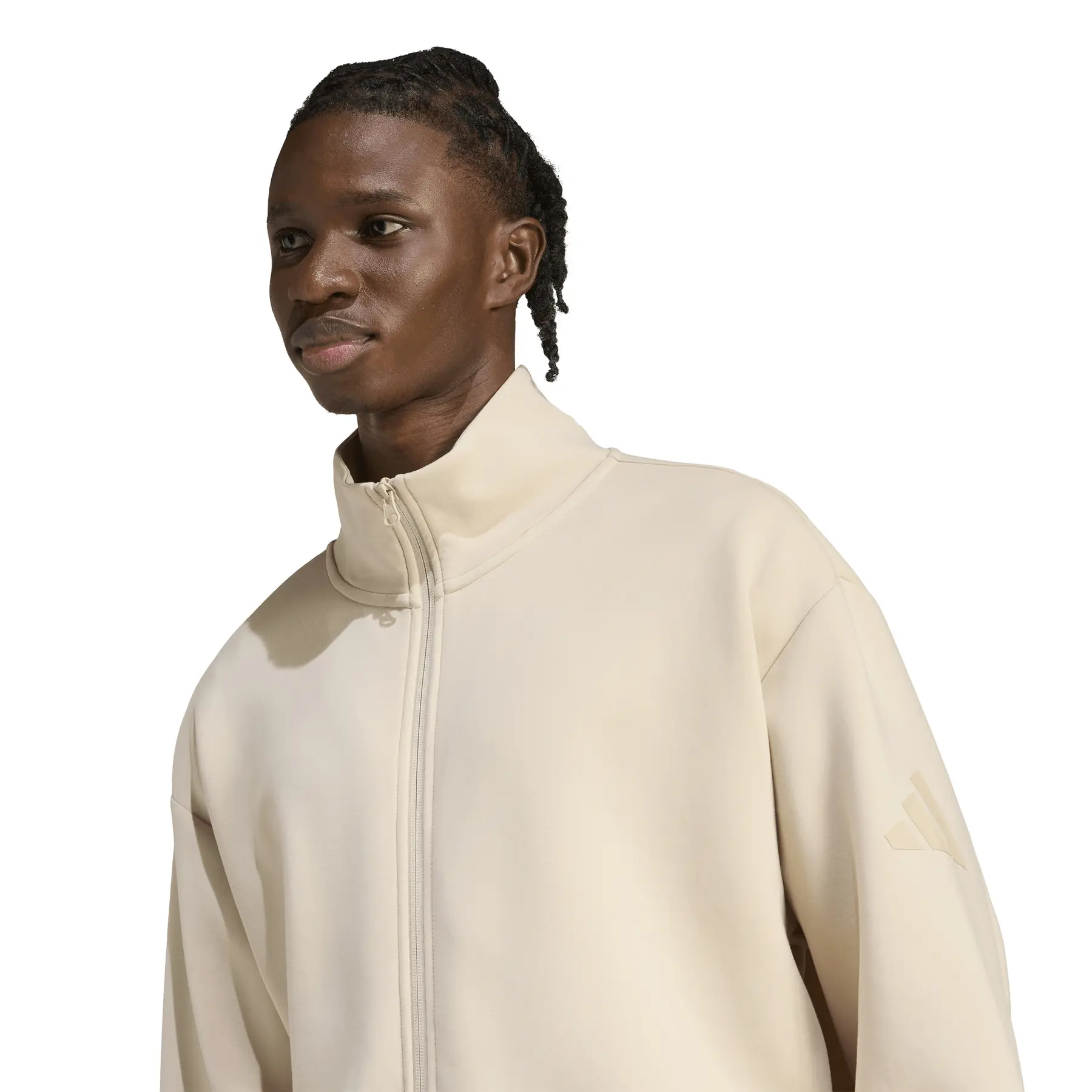 Depoundベージュジャケット Sweat jacket adidas Soft Lux | Handball-Store