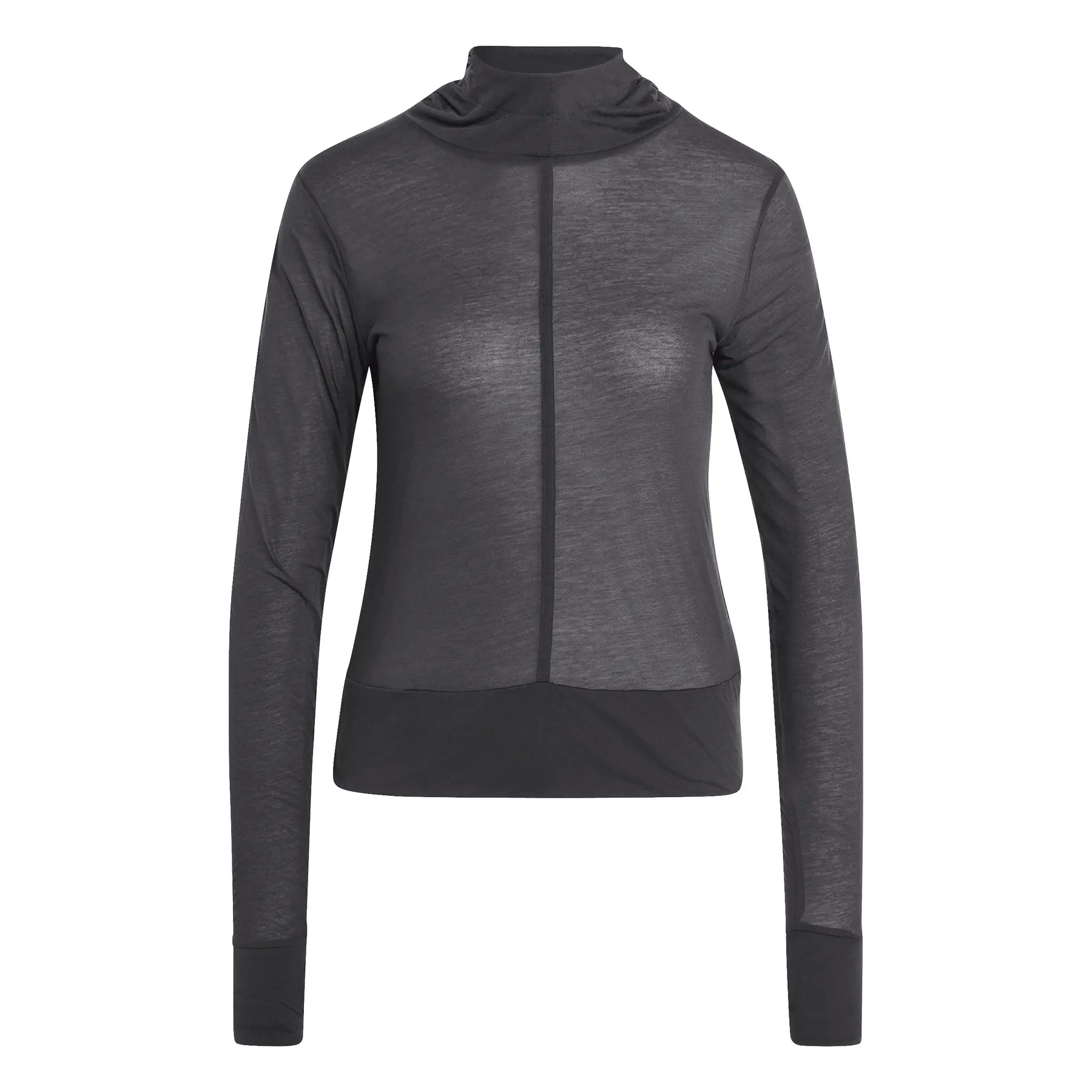 Maglietta con cappuccio a maniche lunghe da donna adidas Soft Lux