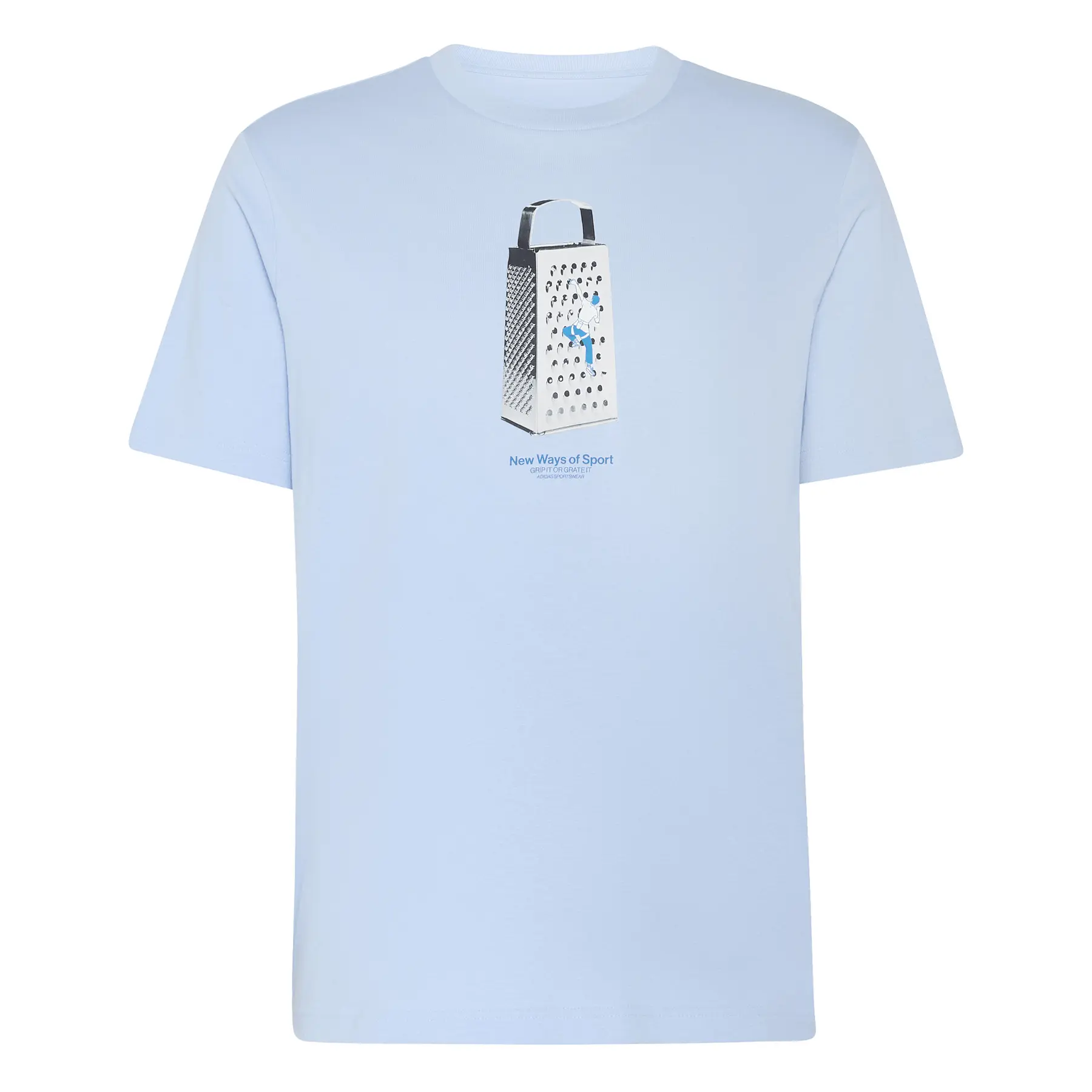 Adidas Sportswear Sketches Climbing Graphic T-Shirt - Heren - Blauw