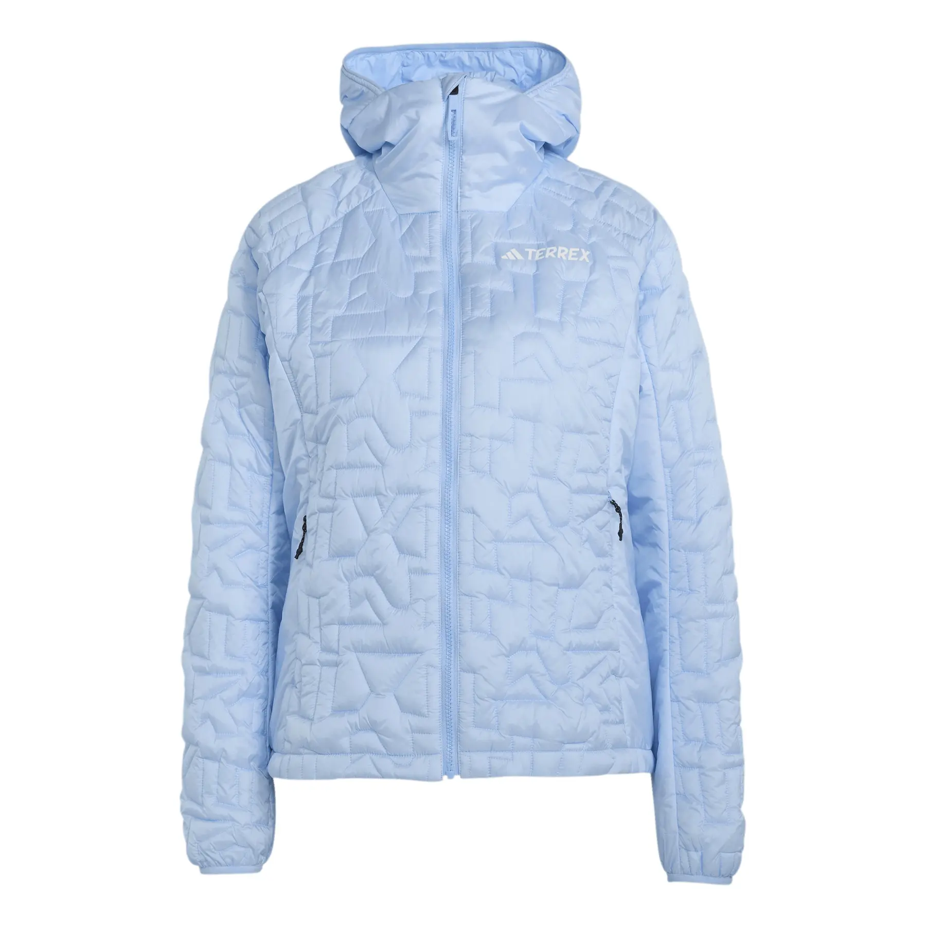 Adidas Women's Bleu Hiking Jacket Terrex Xperior Primaloft Loose Fill