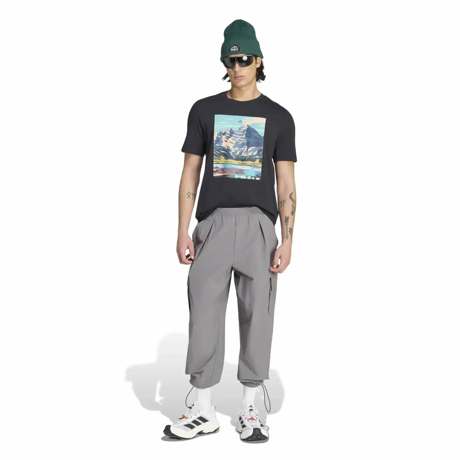 Adidas XPLORIC Cargo Pants Men's Gray Four Moderate — foto 4