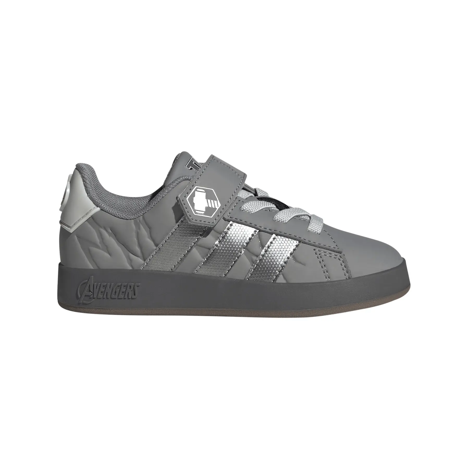 Adidas Unisex Kids Gris Children's Trainers Grand Court Marvel Avengers