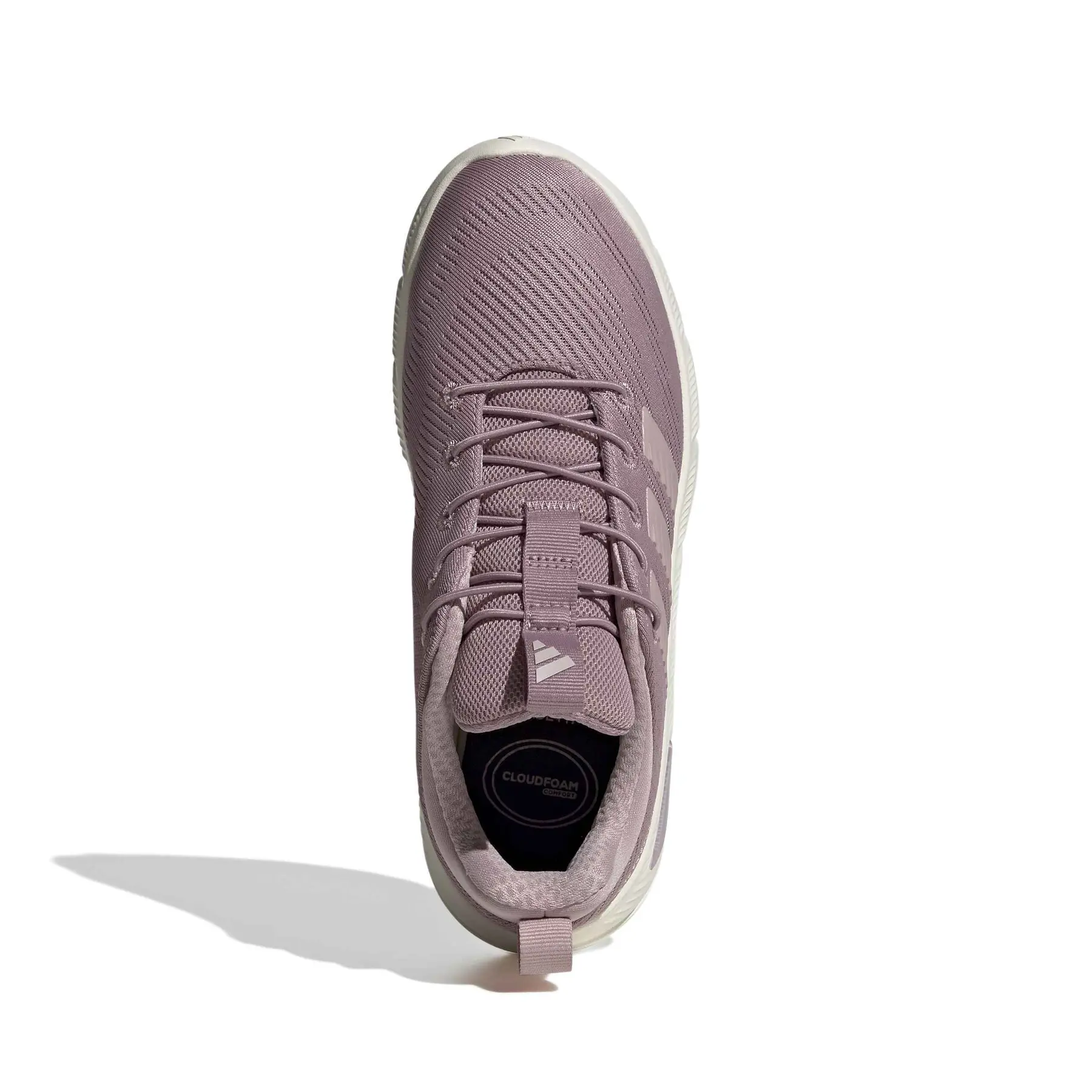 Women's lace-up trainers with elastic laces adidas Cloudfoam Flex