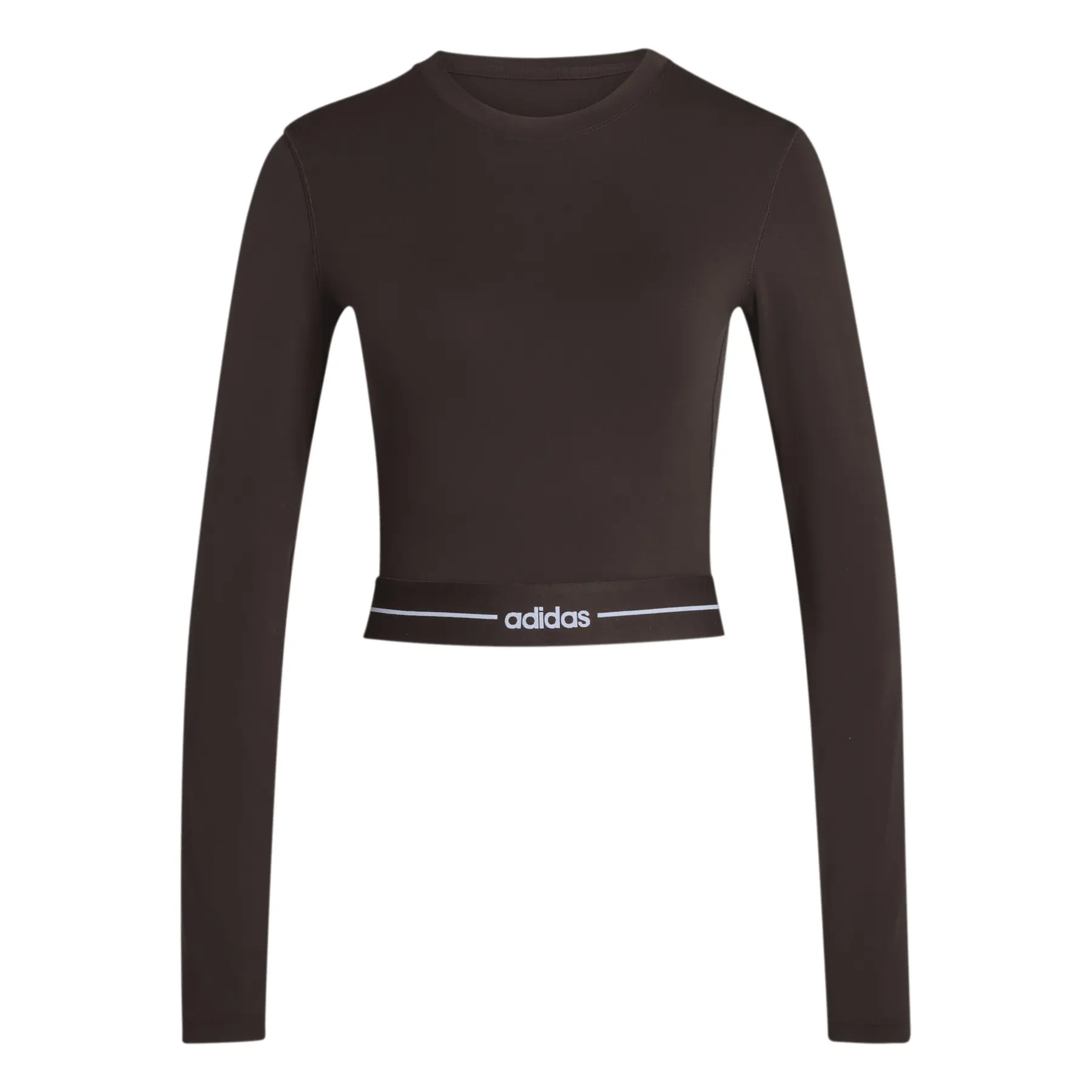 T-shirt manches longues crop femme adidas Hyperglam