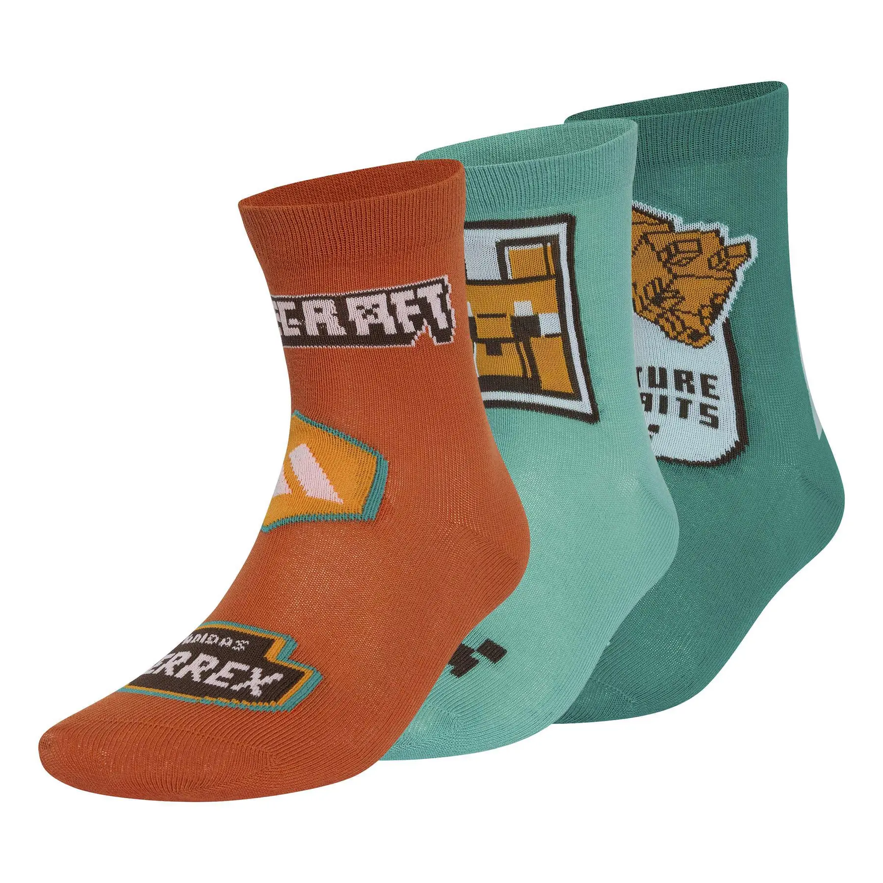 Calze bambino adidas Minecraft (x3)
