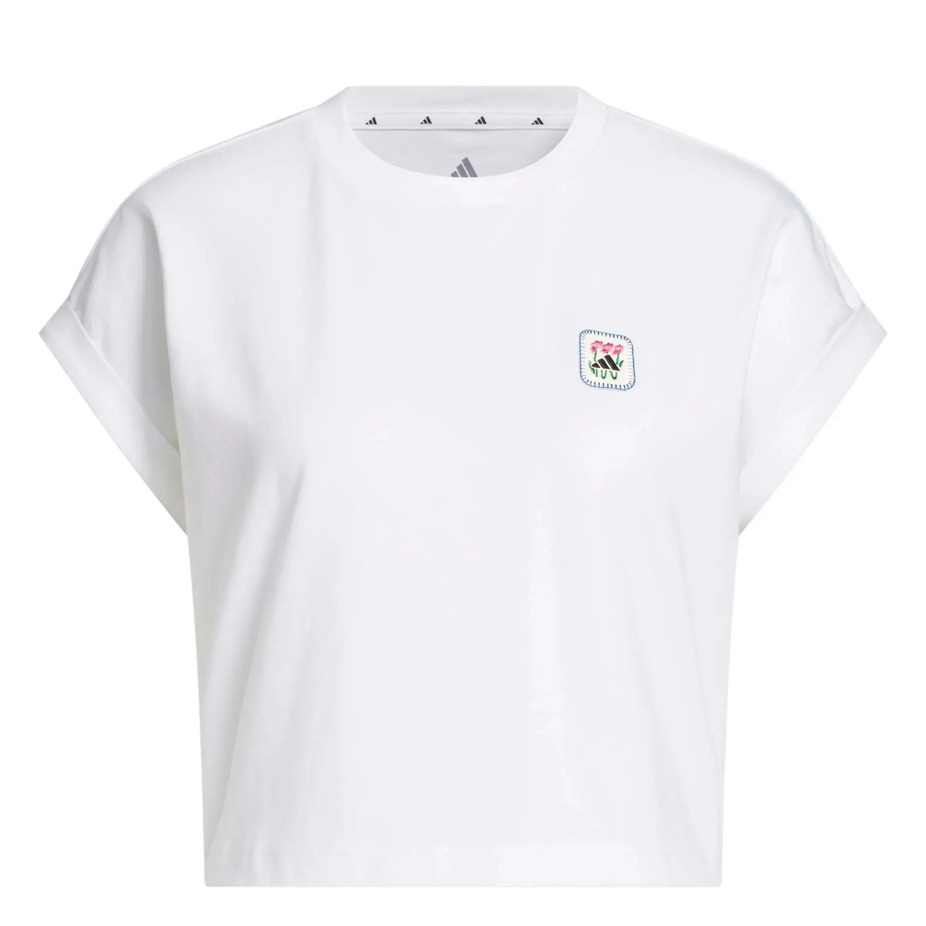 Damen T-Shirt adidas Three Flowers