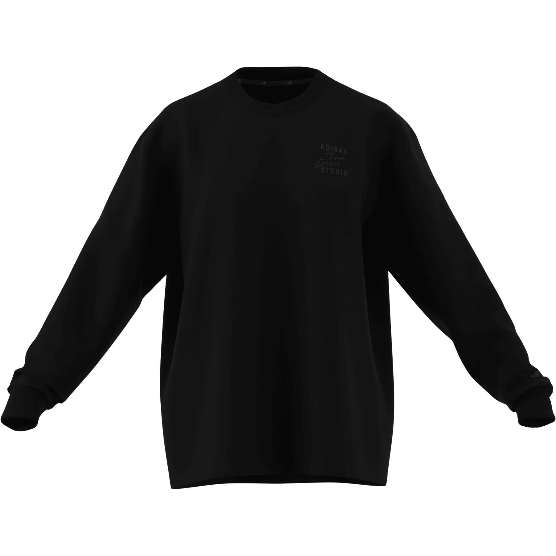 4068812424922 - Sweatshirt Damen adidas Studio GFX 3-Stripes