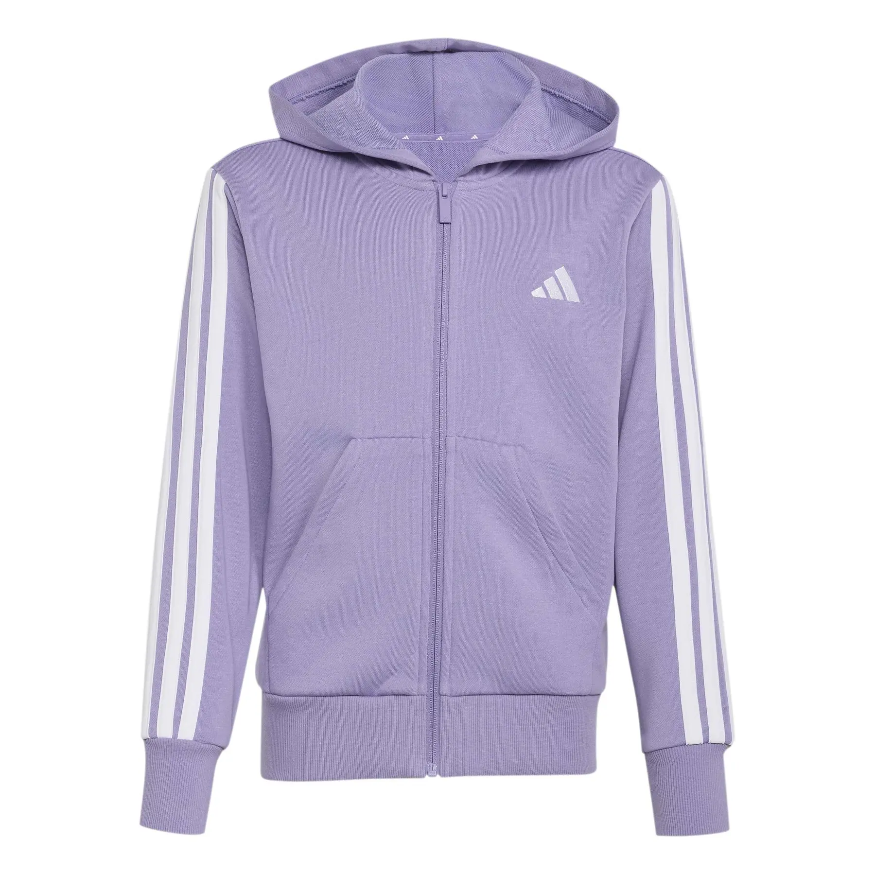 Adidas Girls Violet Hoodie Essentials
