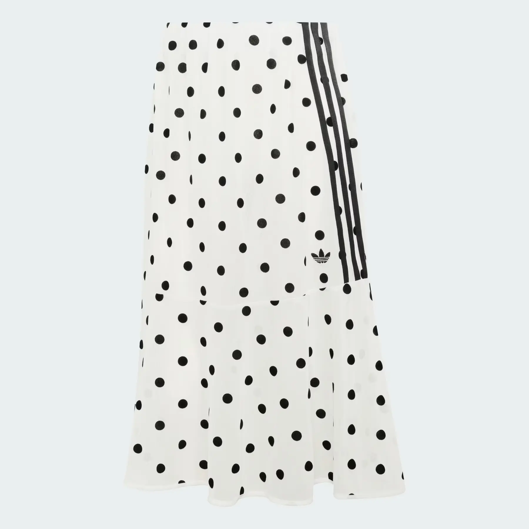 Adidas Femme Jupe à pois, Blanc, Taille M