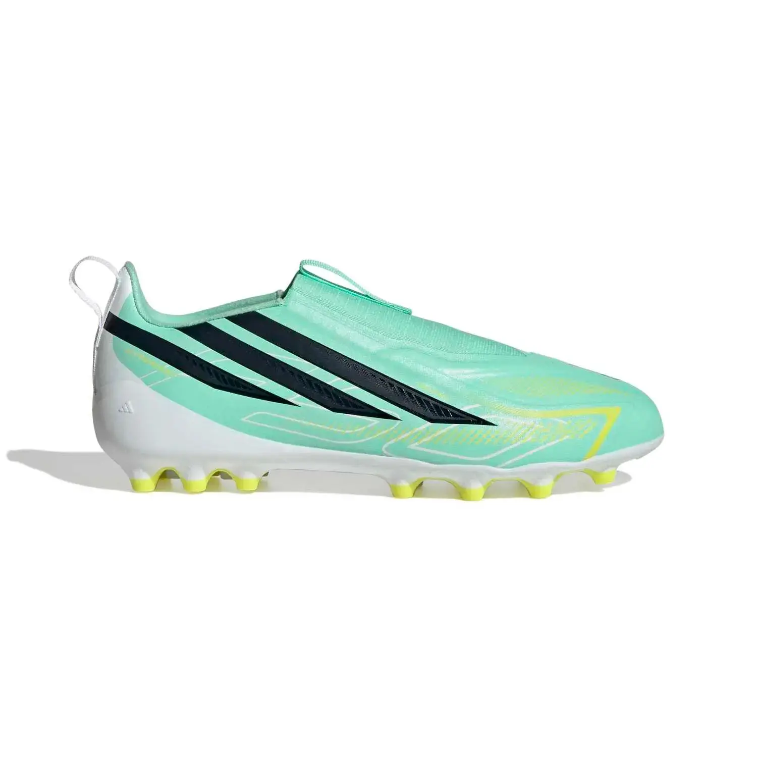 Chaussures de football enfant adidas F50 Hyperfast League Laceless AG