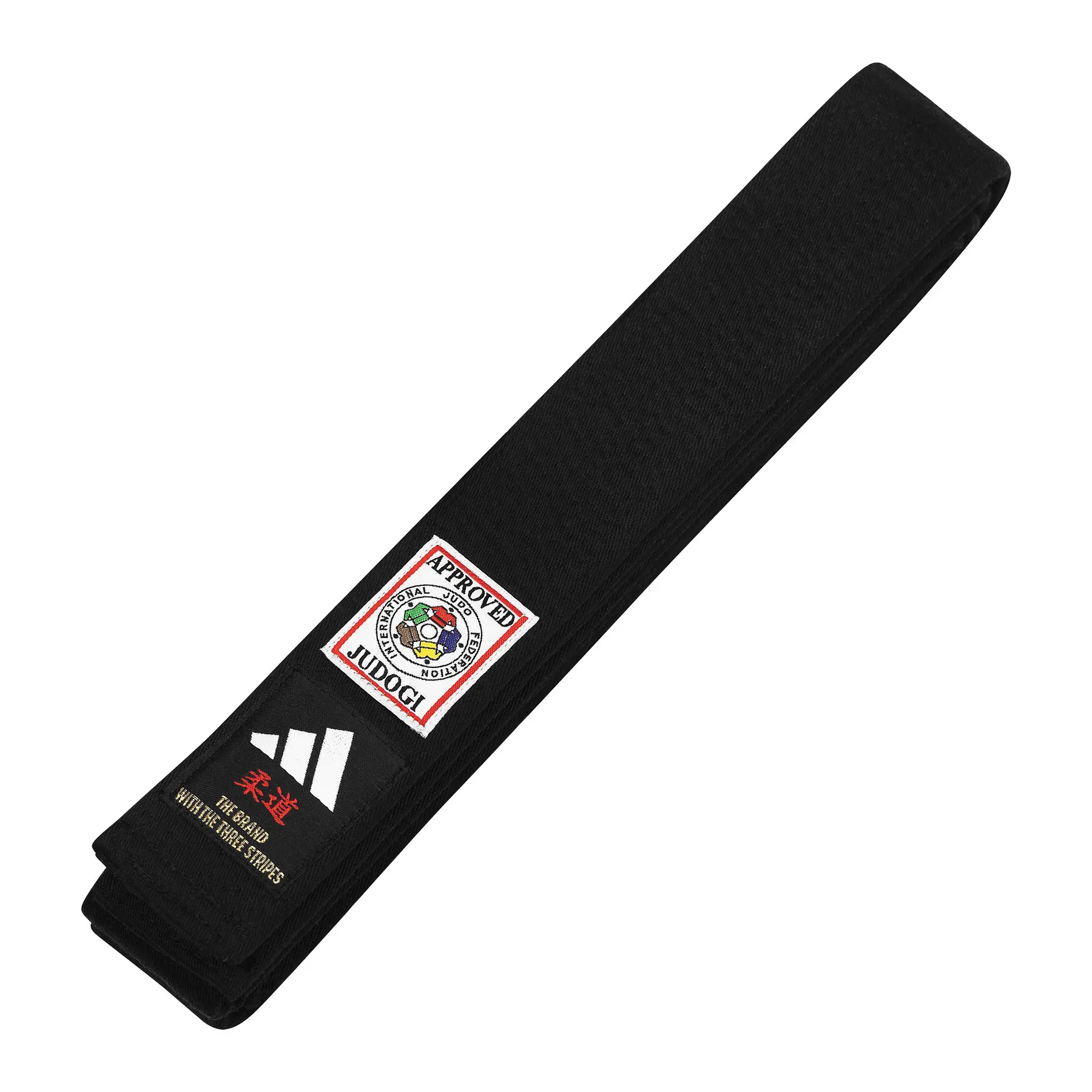 Judo-Gürtel mit farbigem Logo adidas IJF