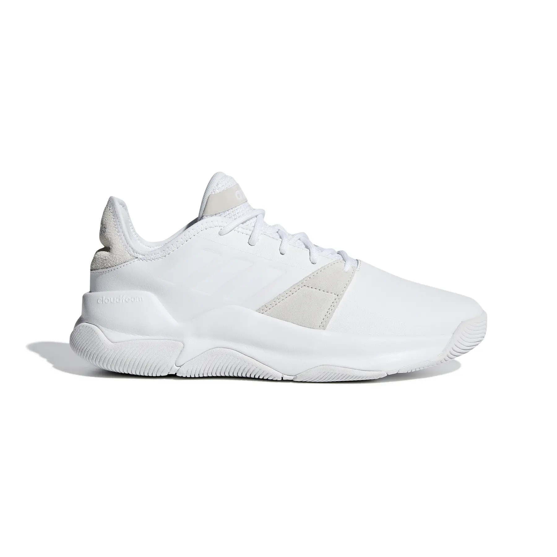 Adidas Homme Chaussures de basketball Streetflow, Blanc, Taille 42