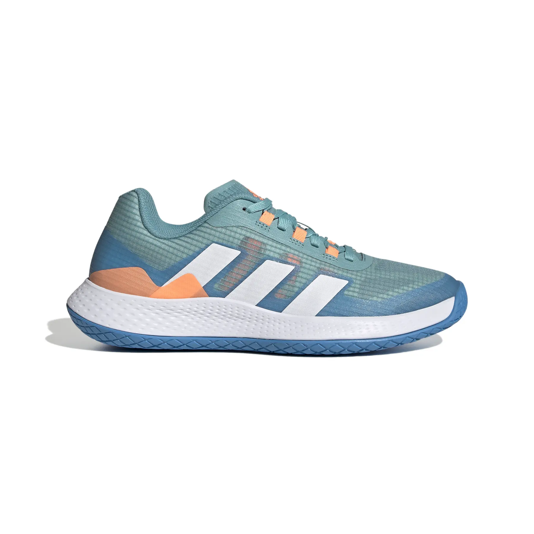 Adidas Femme Chaussures indoor Forcebounce, Bleu, Taille 38