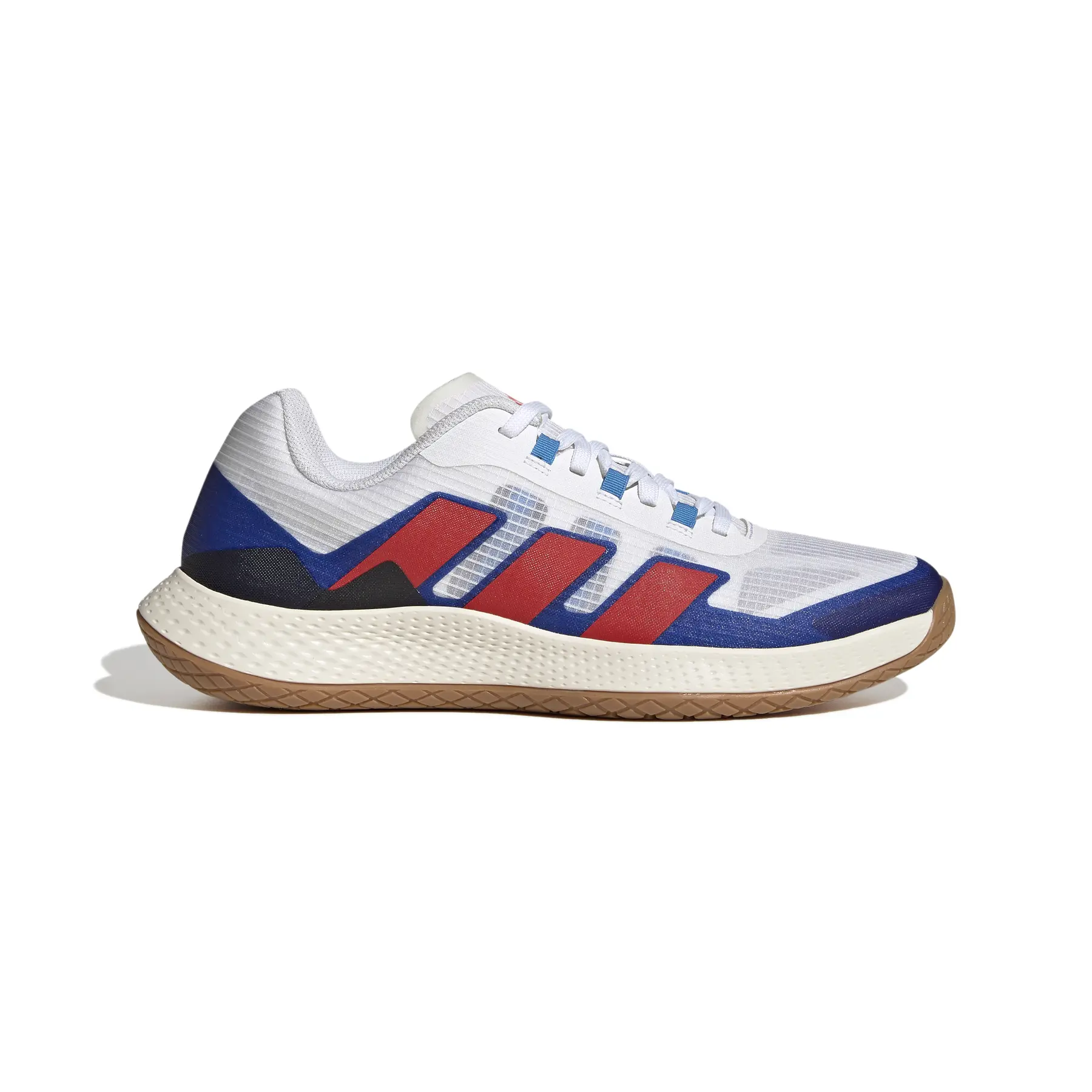 Adidas Homme Chaussures de volleyball Forcebounce, Blanc, Taille 40