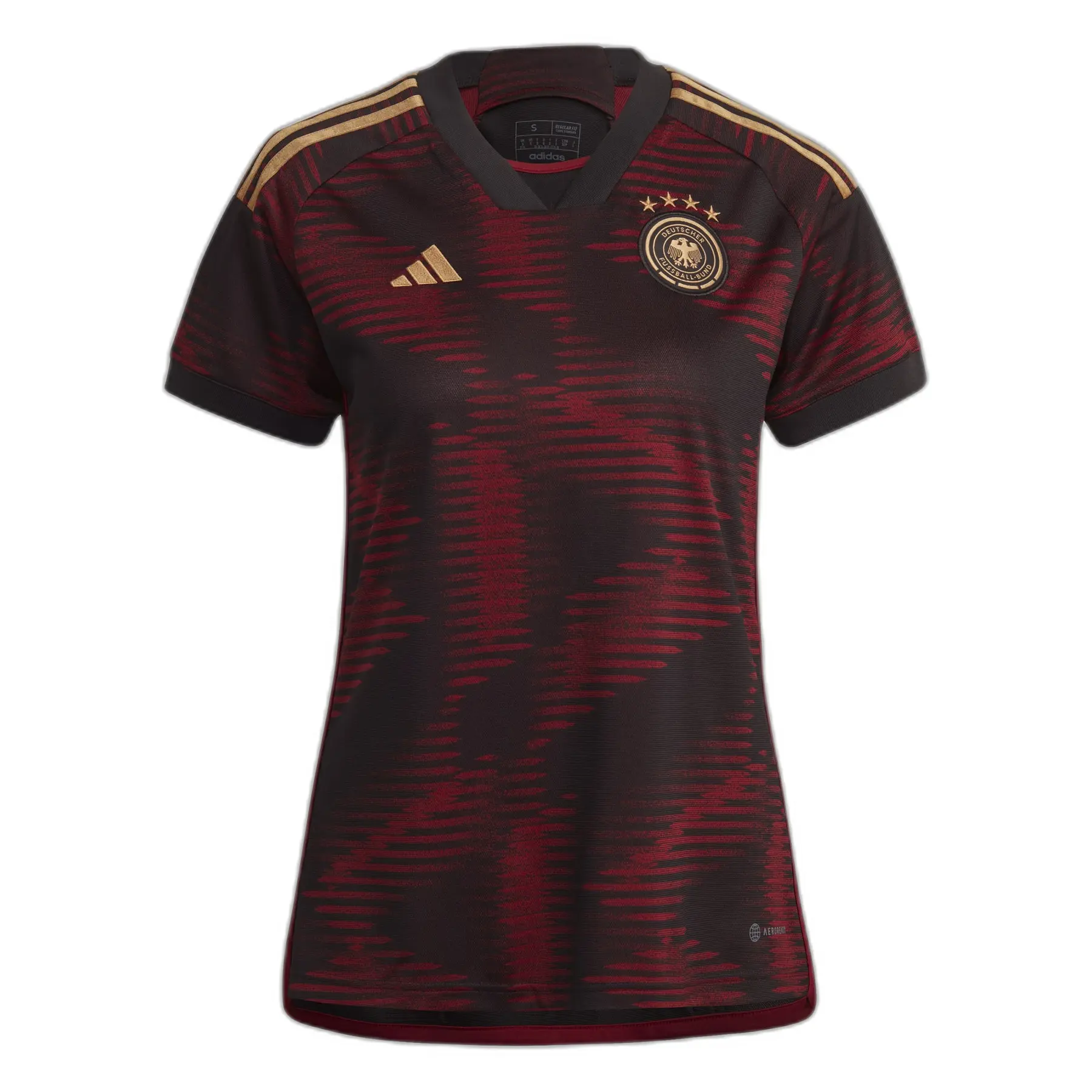 Damen Auswärtstrikot Weltmeisterschaft 2022 Allemagne - Noir - female - Size: XS