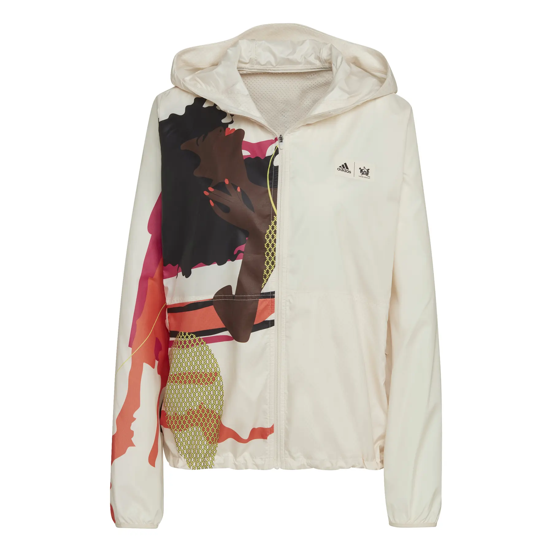 Chaqueta impermeable mujer adidas Thebe Magugu