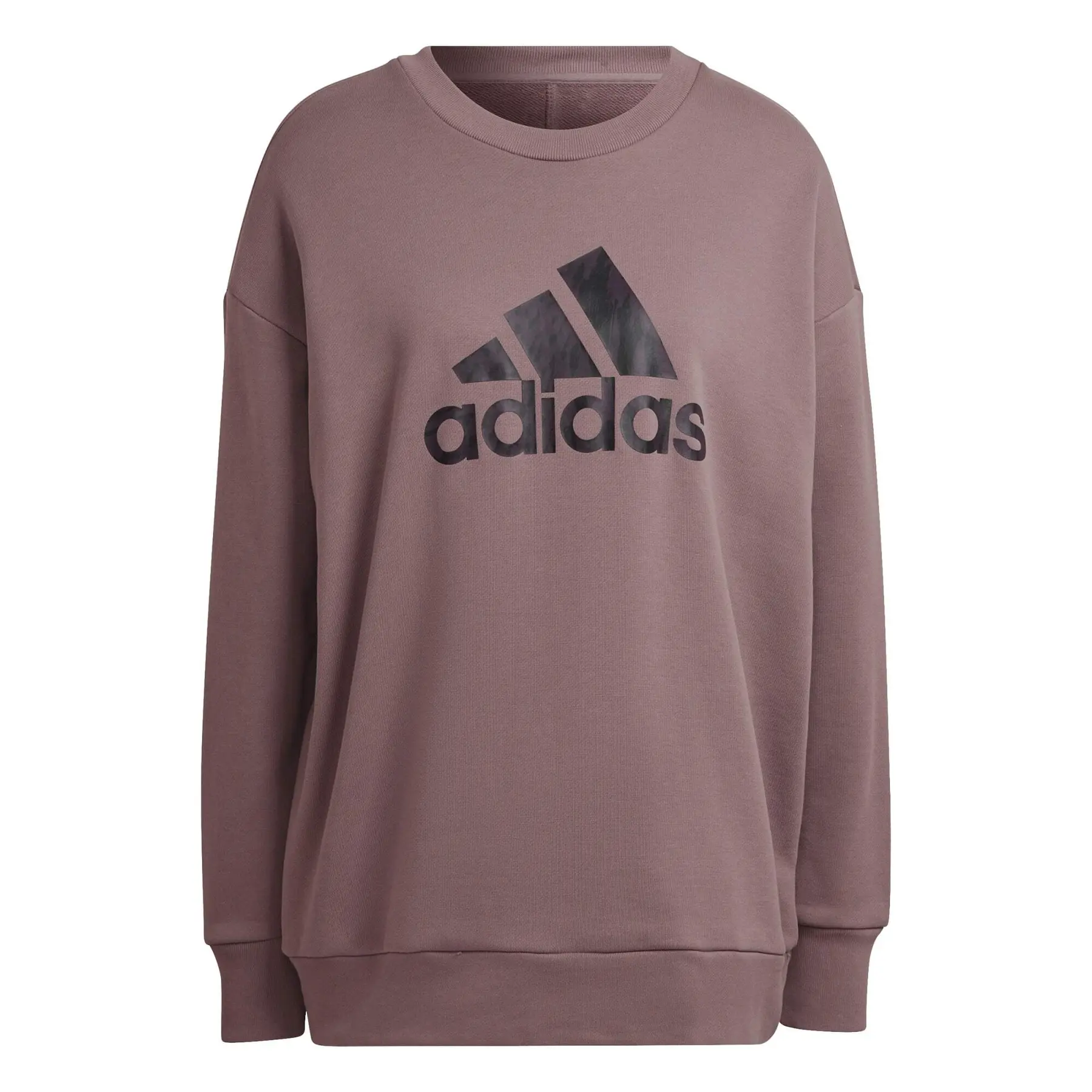 Adidas Femme Sweatshirt imprimé animal Future Icons, Marron, Taille 2XL Tall