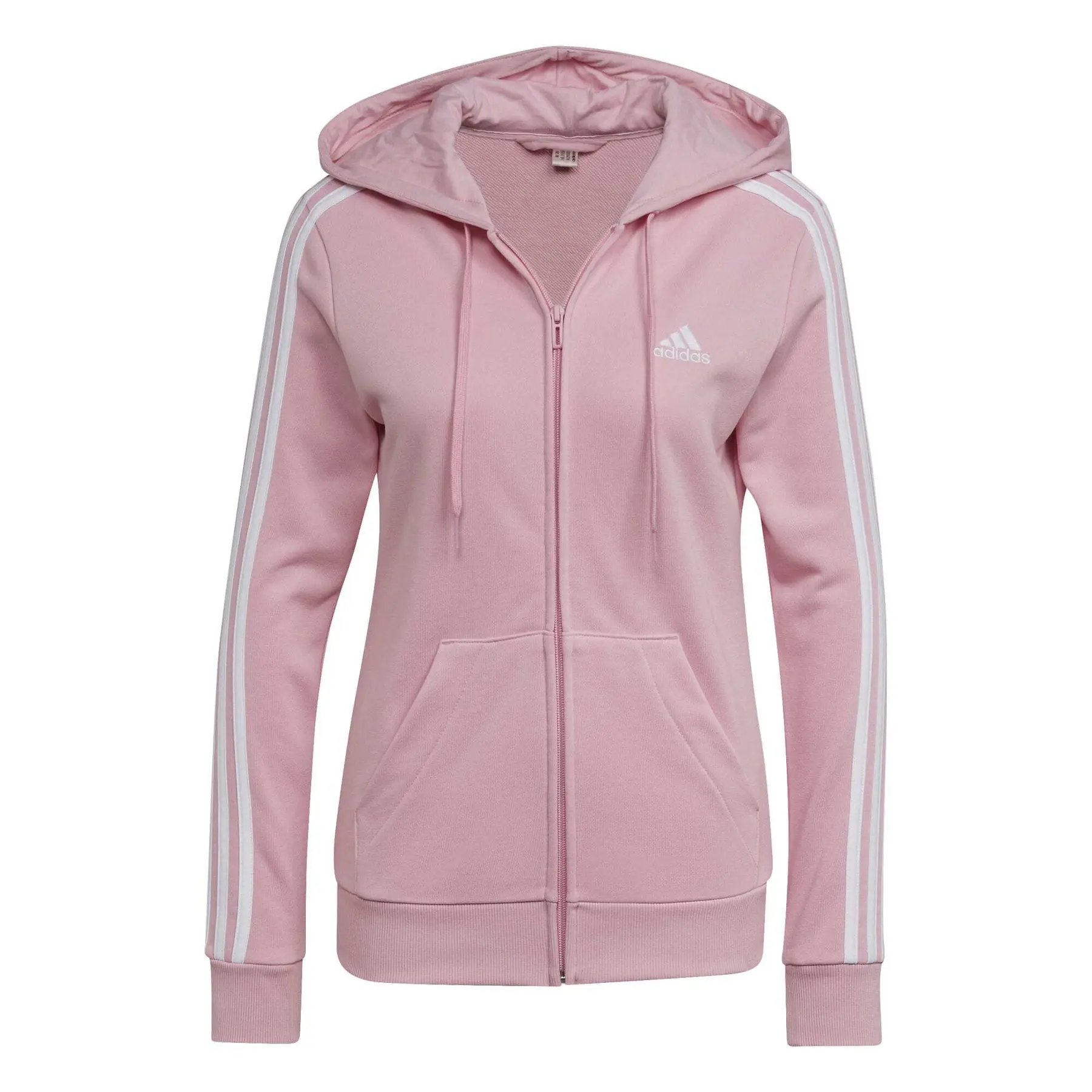 Sweatshirt mit Reißverschluss aus Fleece mit 3 Streifen, Damen adidas Essentials