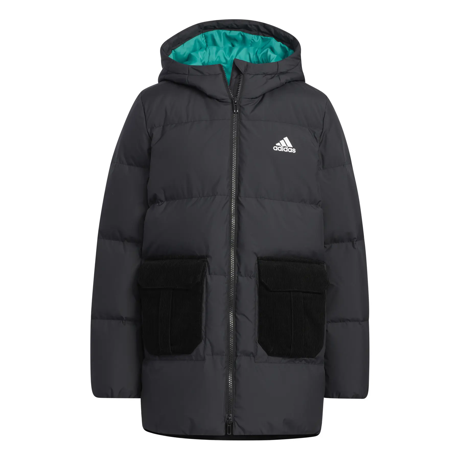 Lange Daunenjacke Kinder adidas Badge of Sport